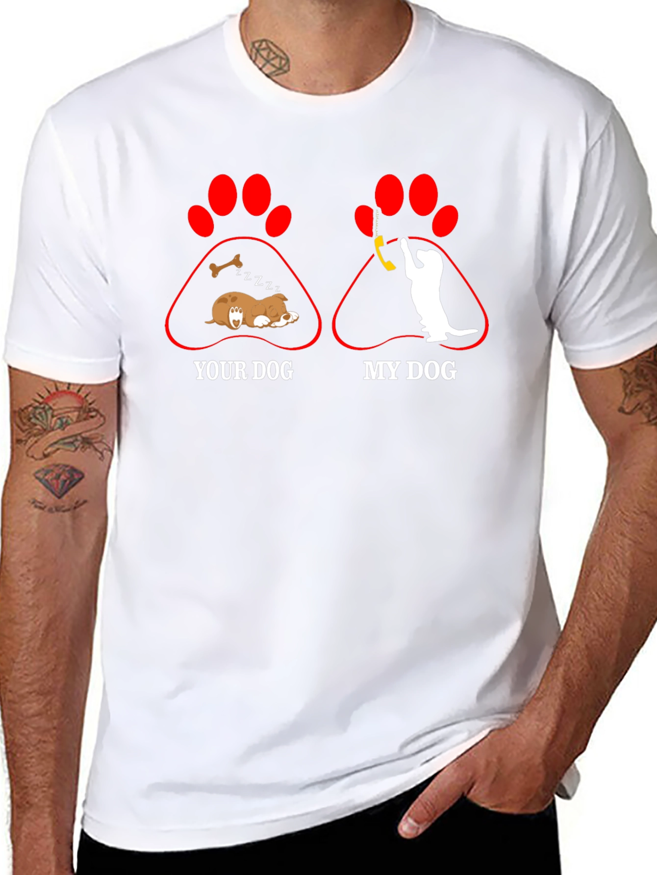Funny Your Dog/My Dog Graphic Tee