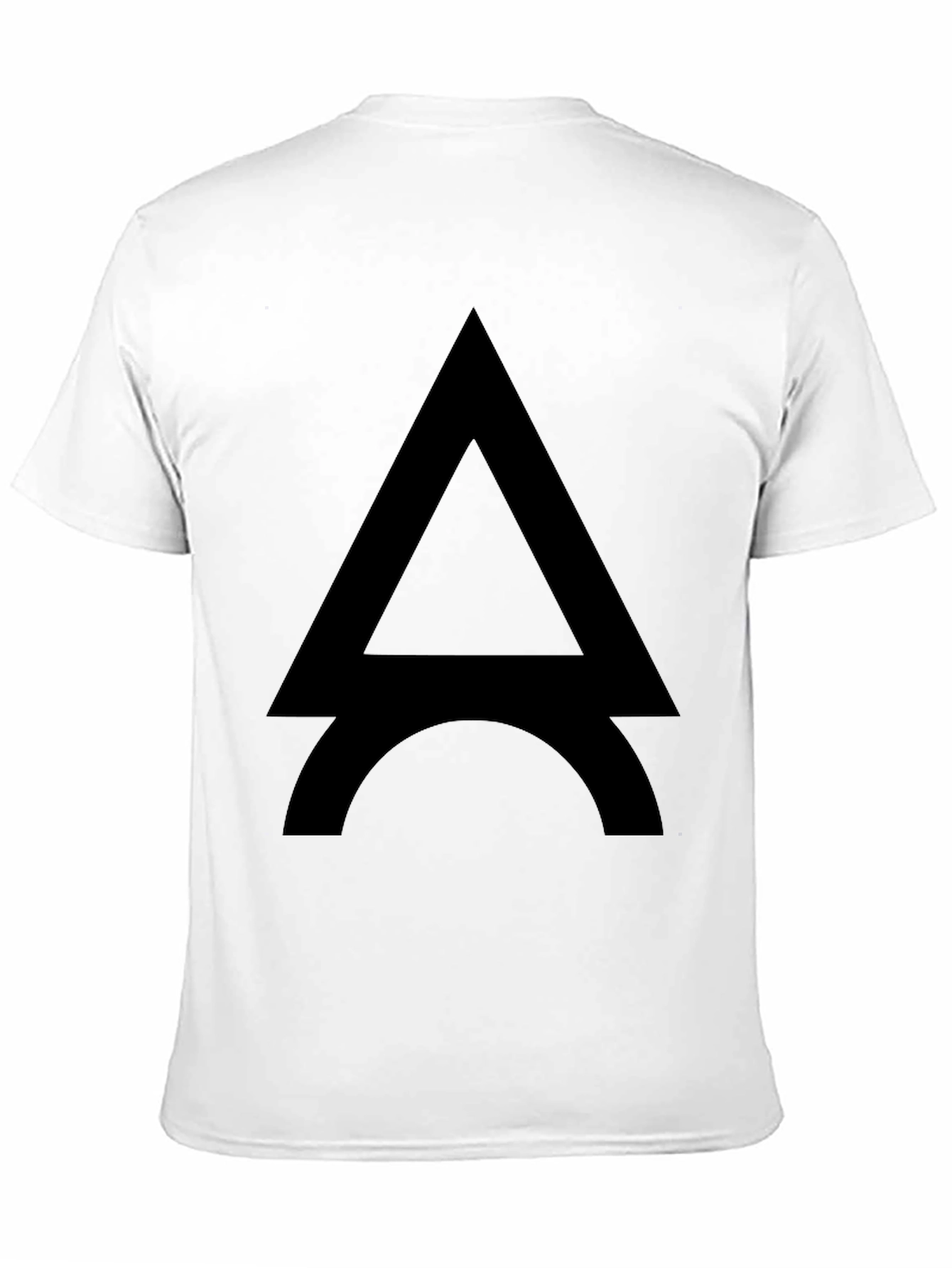 Modern Eiffel Tower Graphic Tee - Black Cotton Blend