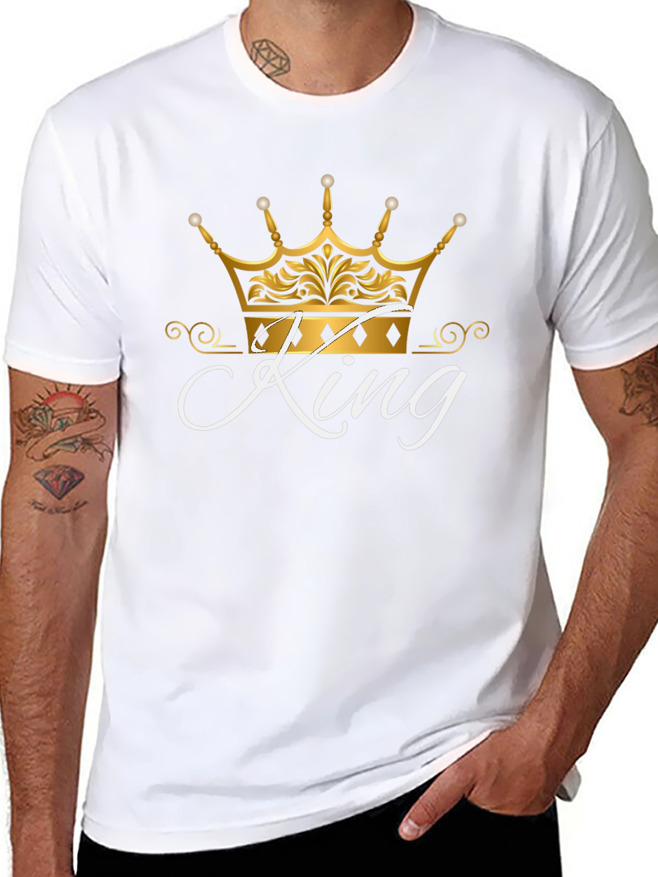 King Crown Graphic Tee - Black