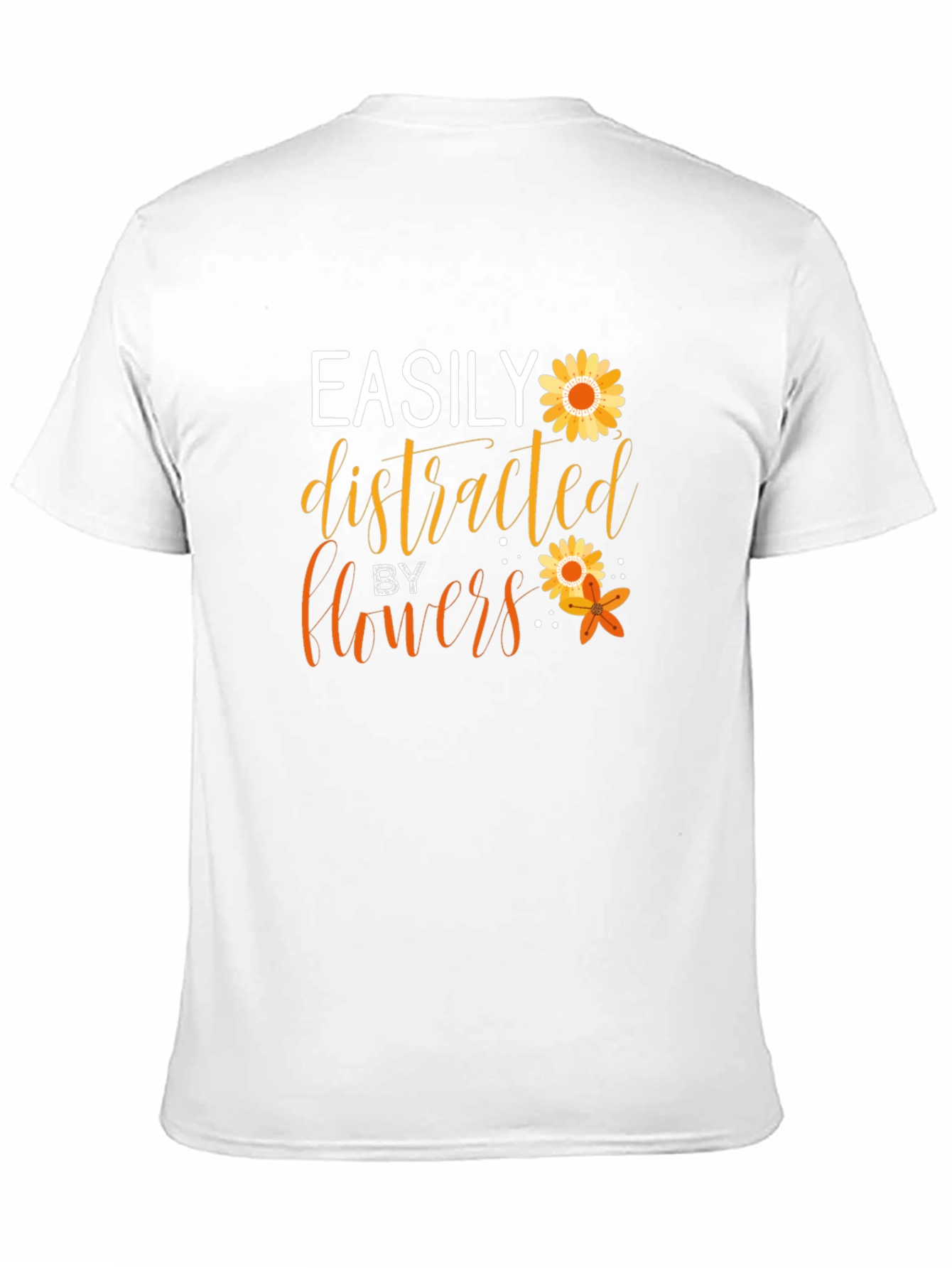 Easily Distracted By Flowers Graphic Tee