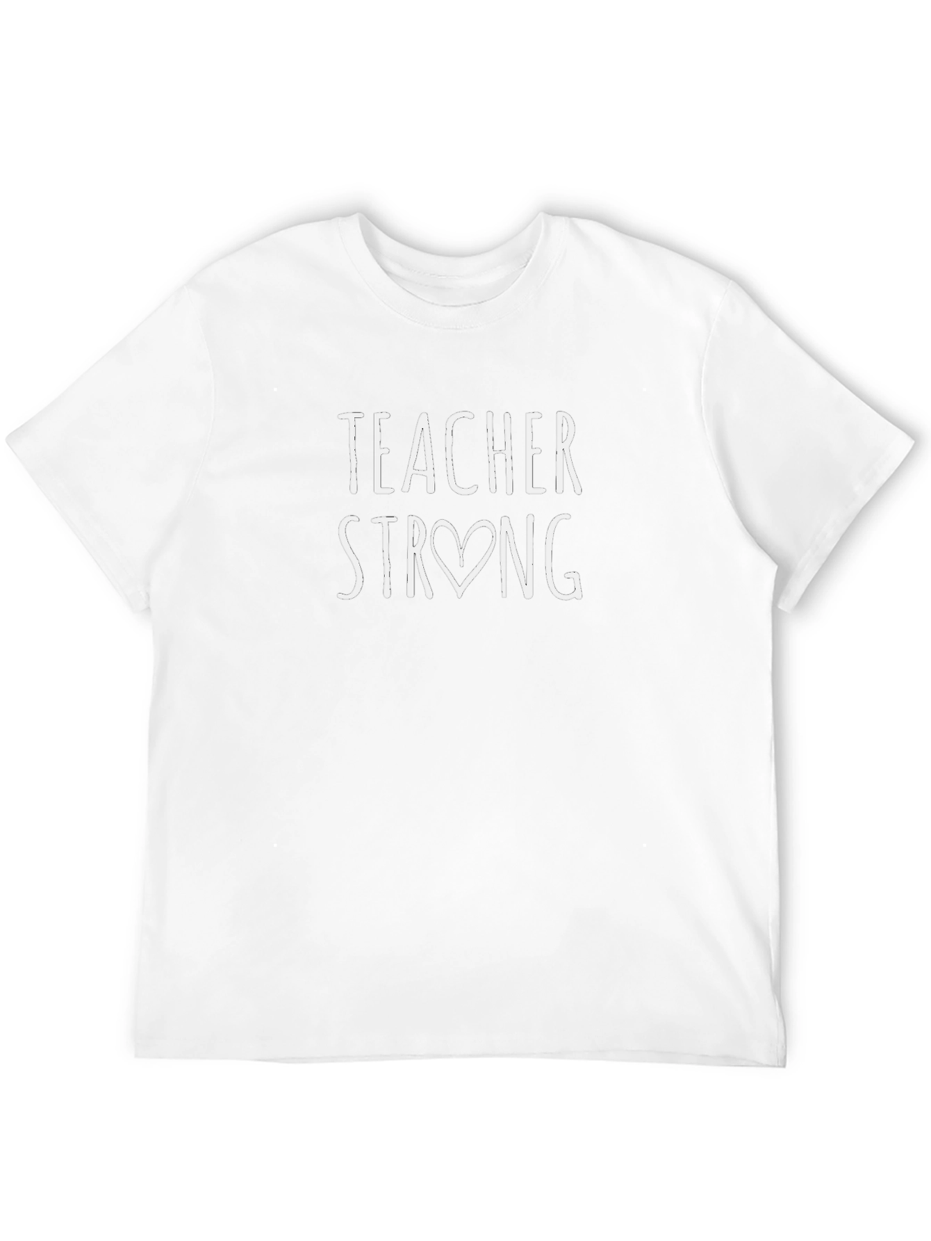 Teacher Strong Graphic Tee - Black