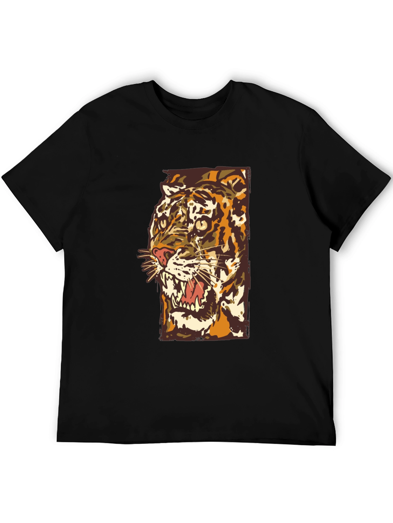 Tiger Graphic Tee - Bold Artistic Design