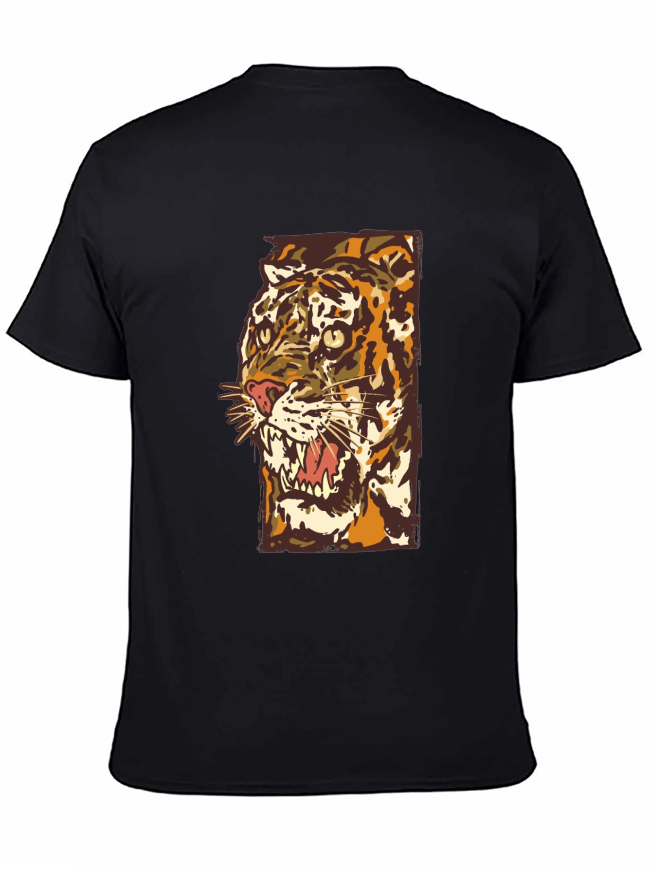 Tiger Graphic Tee - Bold Artistic Design
