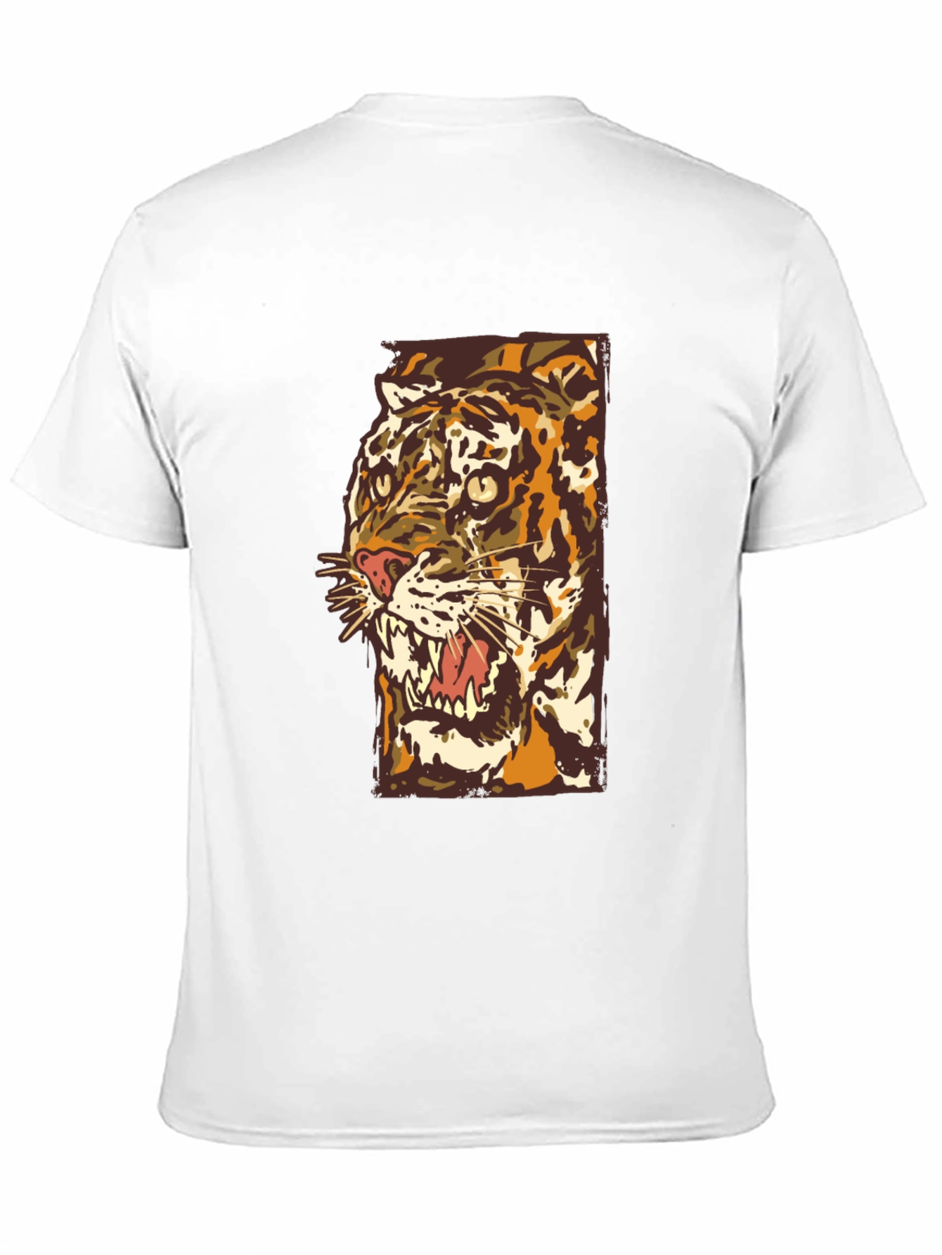 Tiger Graphic Tee - Bold Artistic Design