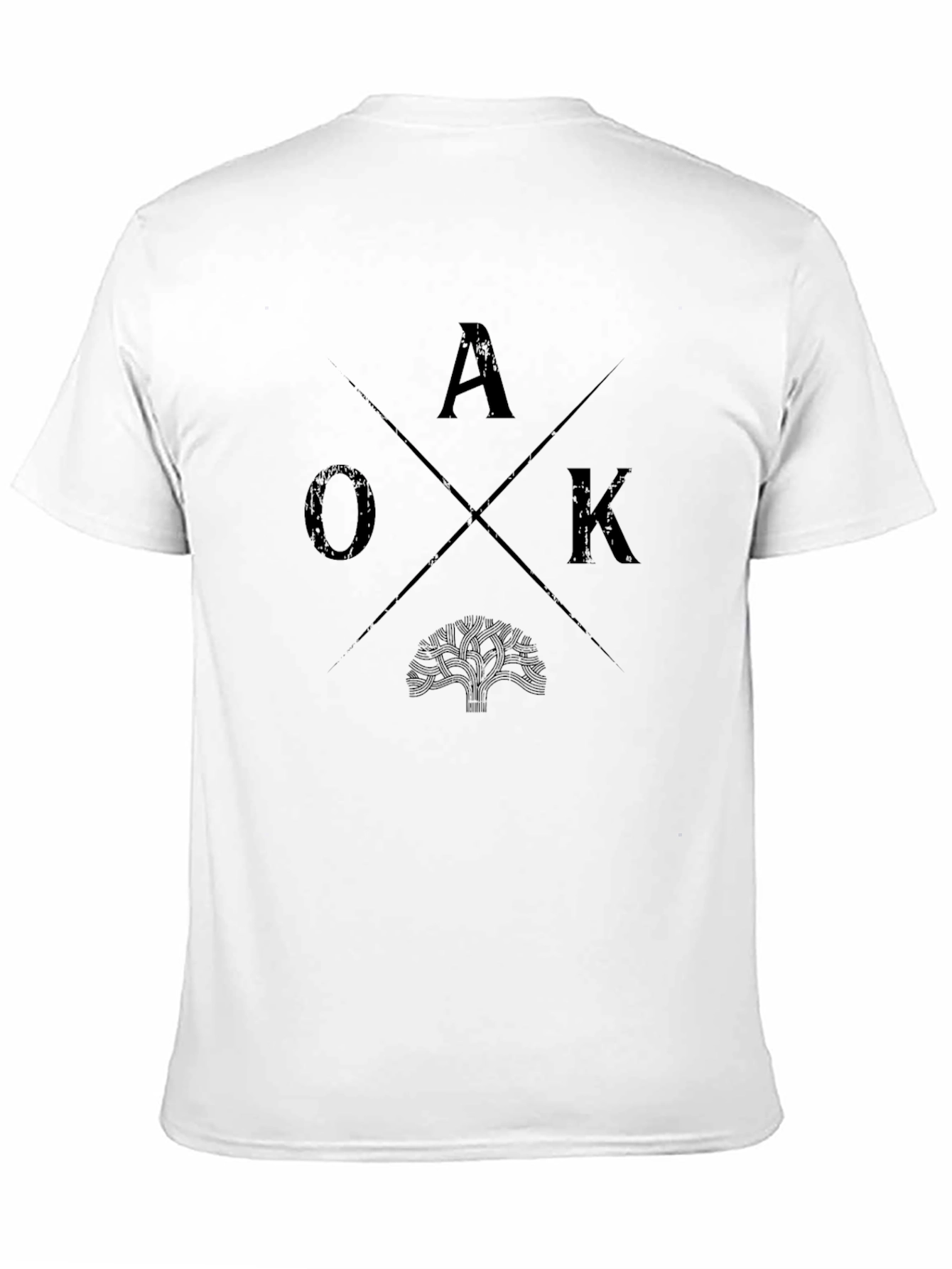 OAK Tree Graphic Tee - Mens Black T-Shirt