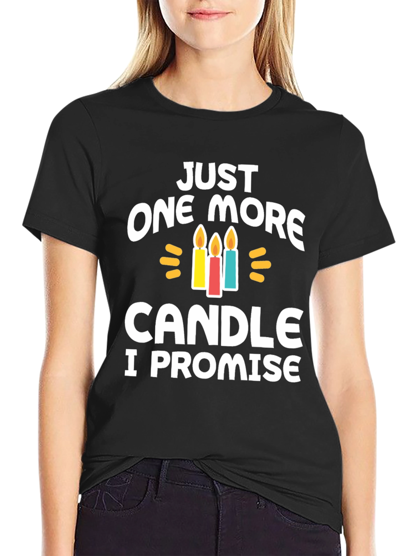 Just One More Candle T-Shirt Birthday