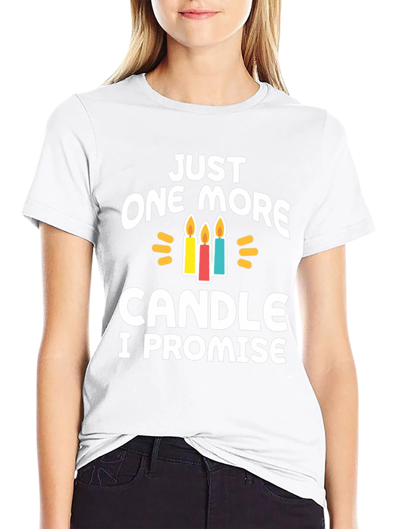 Just One More Candle T-Shirt Birthday