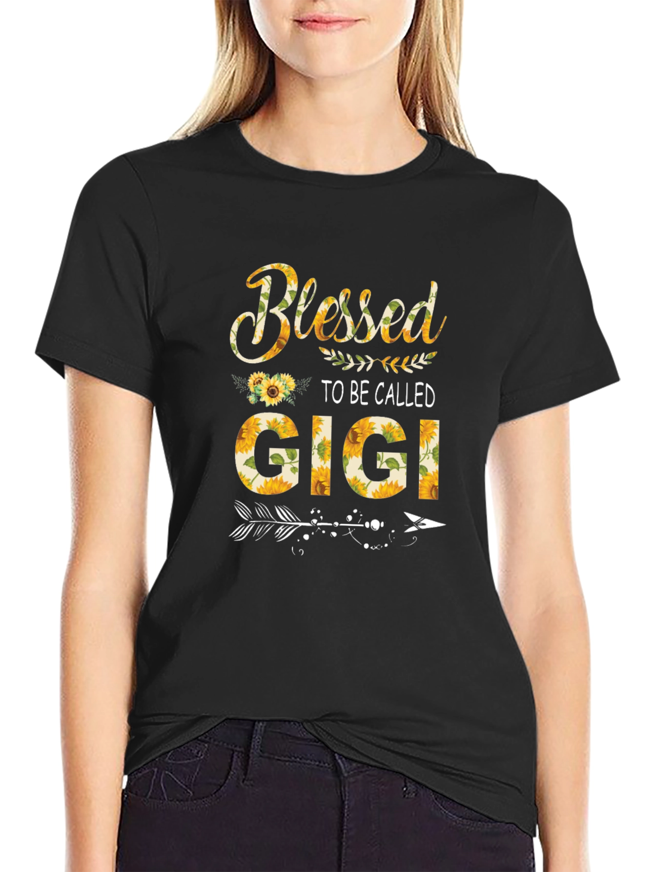 Blessed Gigi Sunflower Graphic Tee