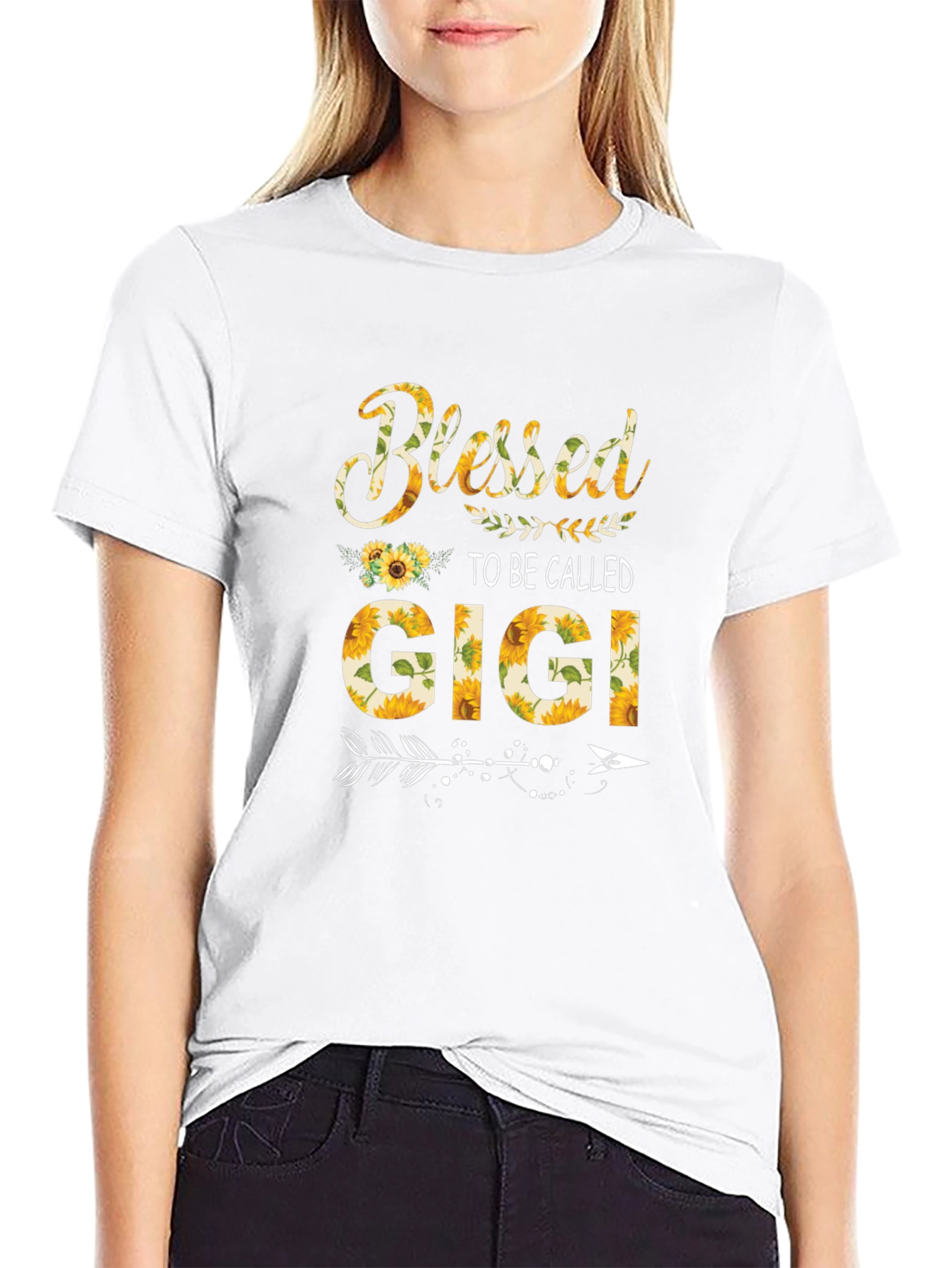 Blessed Gigi Sunflower Graphic Tee