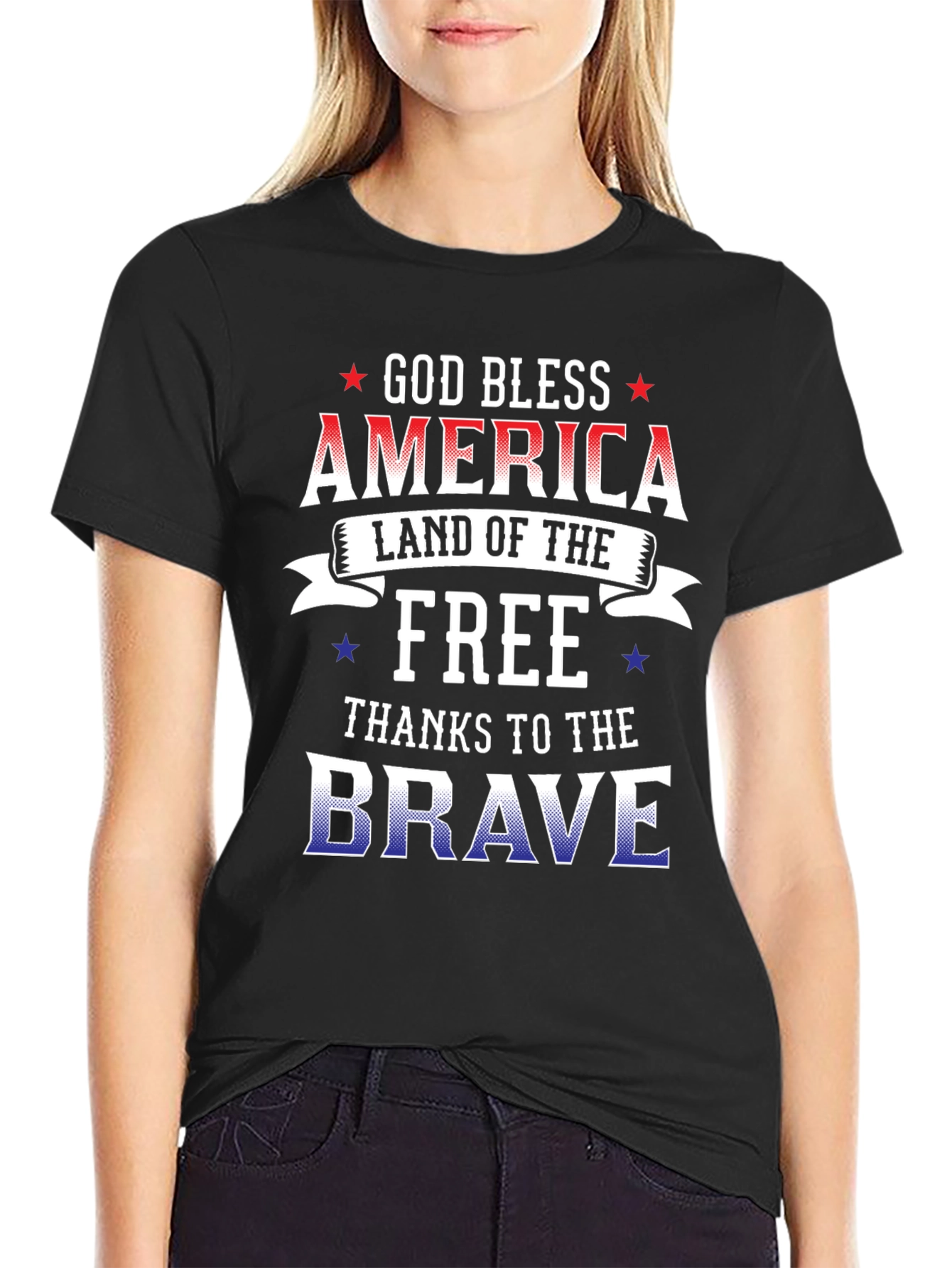God Bless America Patriotic T-Shirt