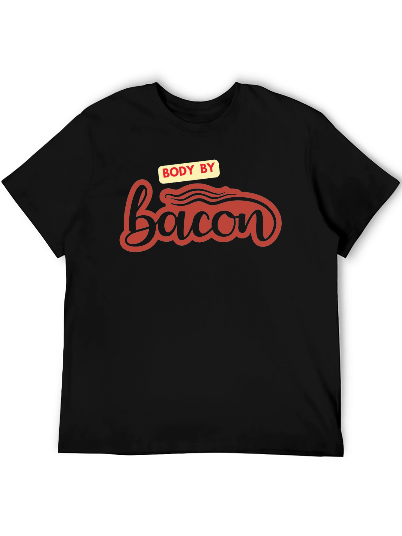 Body by Bacon Graphic Tee - Funny Foodie Shirt