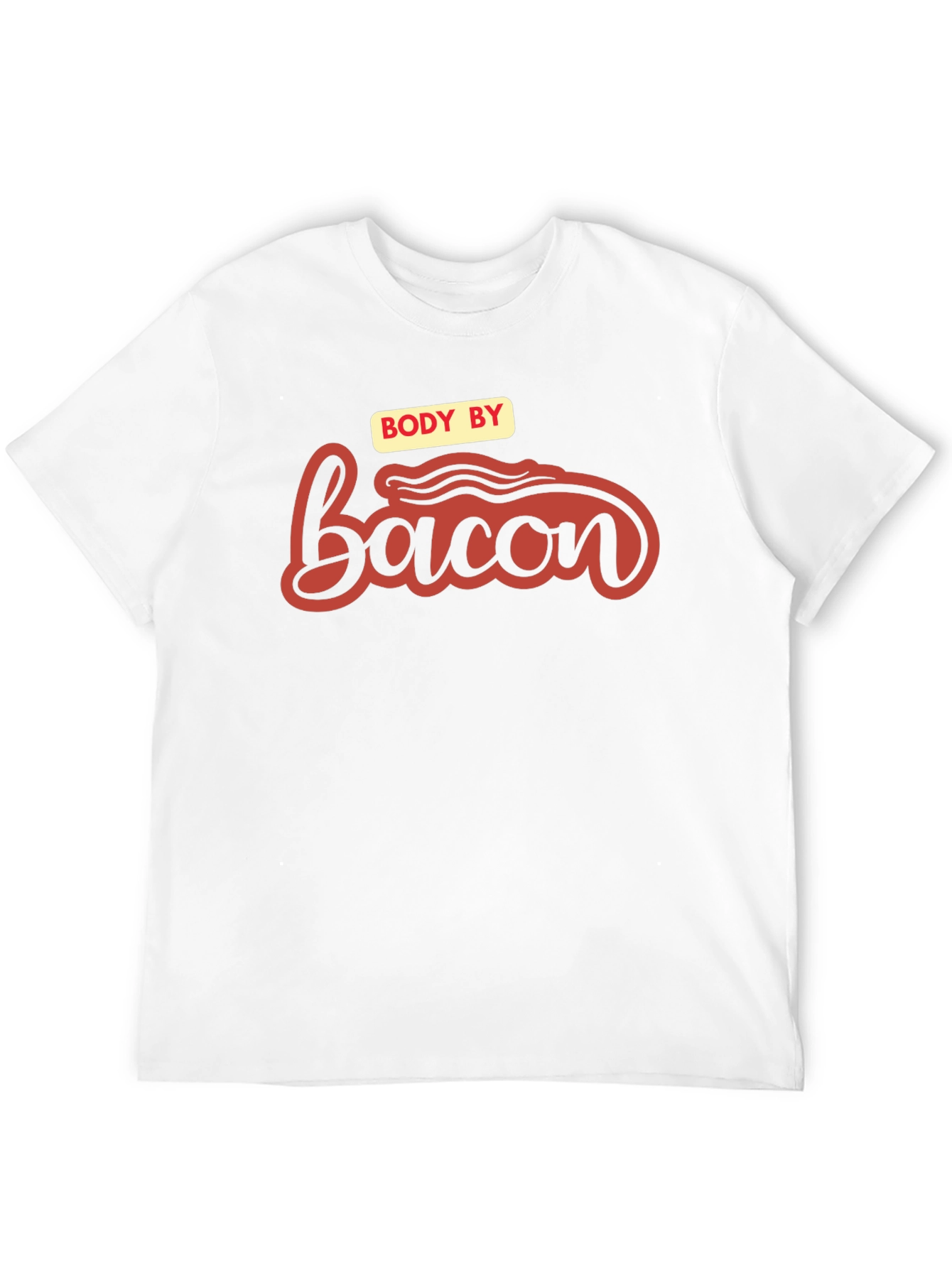 Body by Bacon Graphic Tee - Funny Foodie Shirt