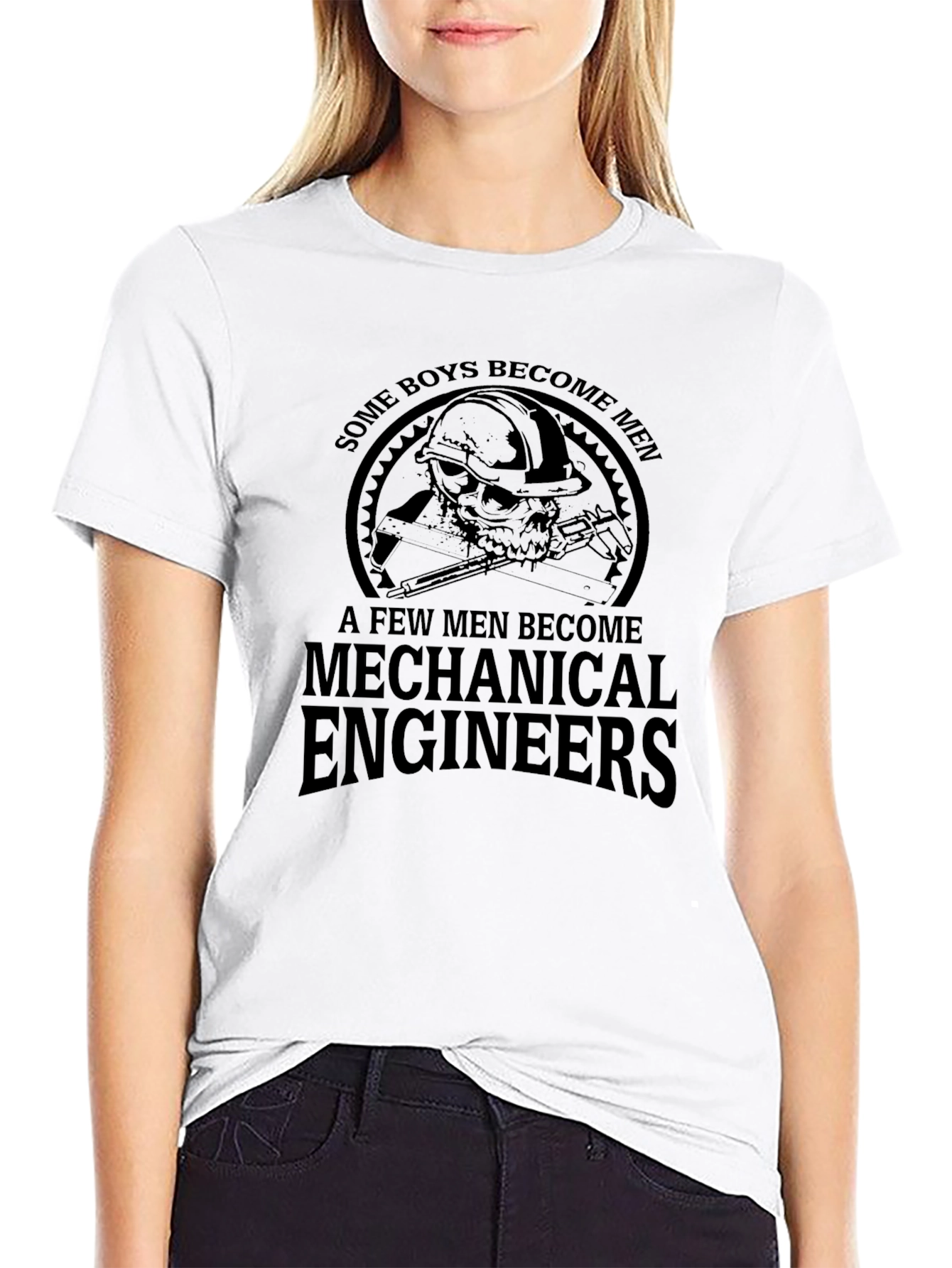 Mechanical Engineer T-Shirt - Some Boys Become Men Tee