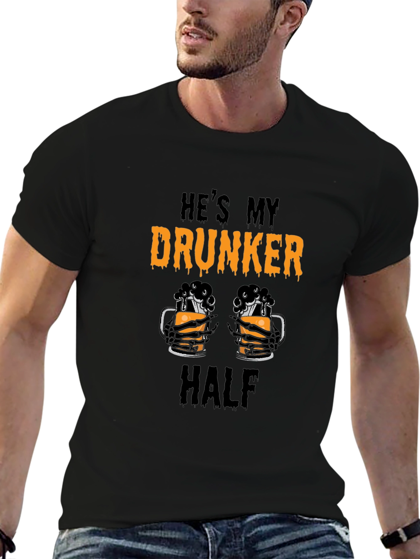 Hes My Drunker Half Graphic Tee