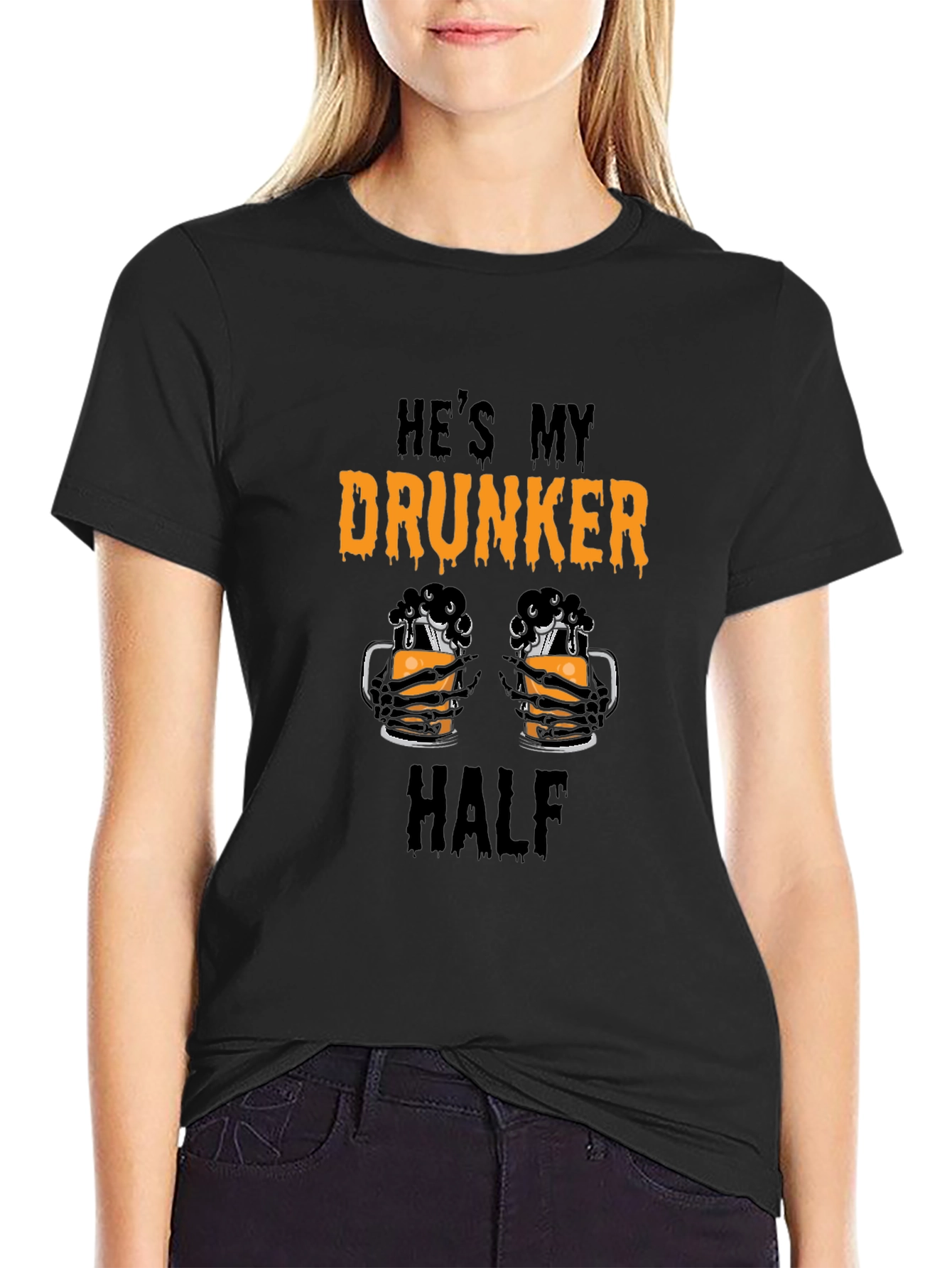 Hes My Drunker Half Graphic Tee