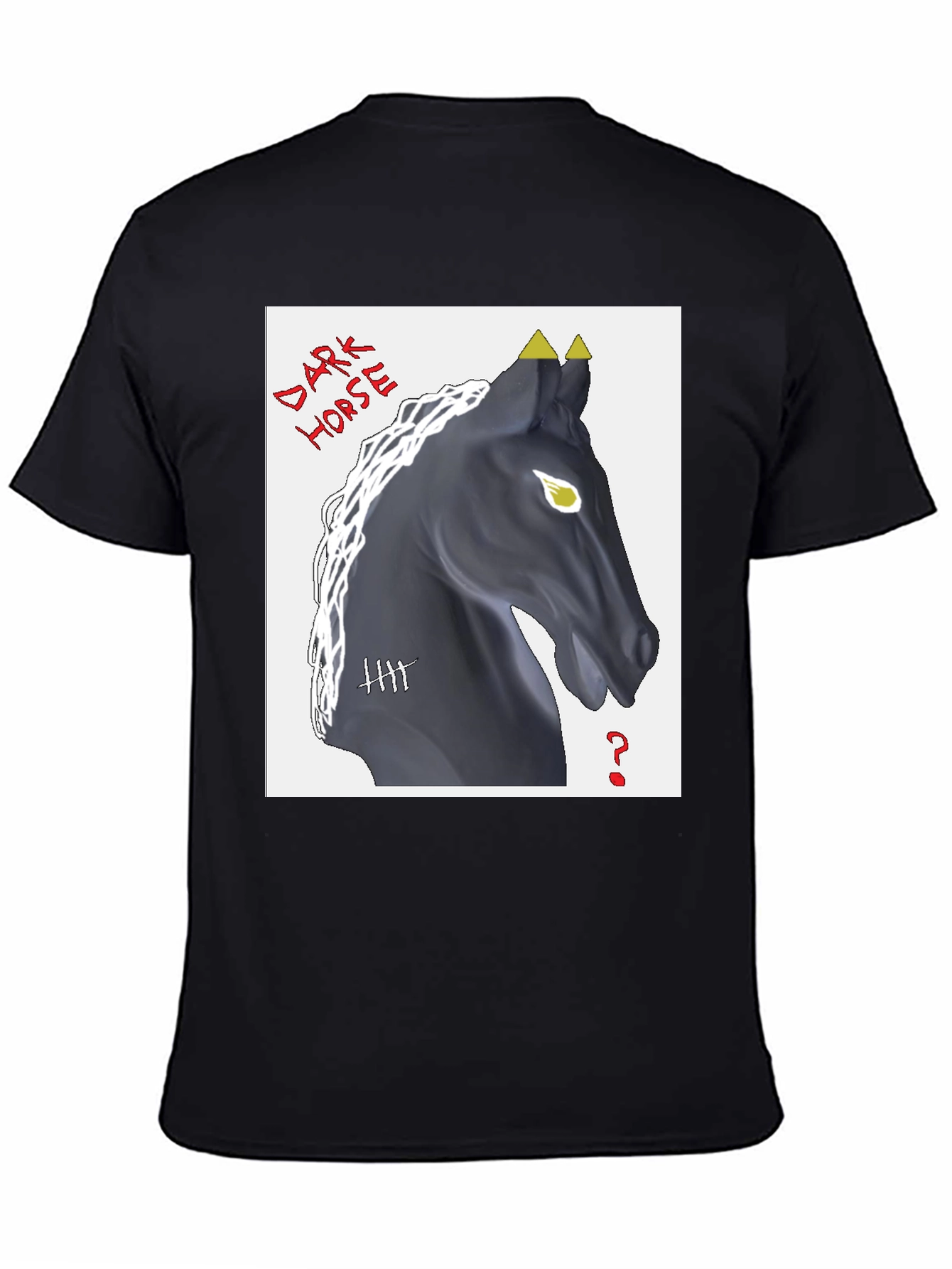 Dark Horse Graphic T-Shirt - Black