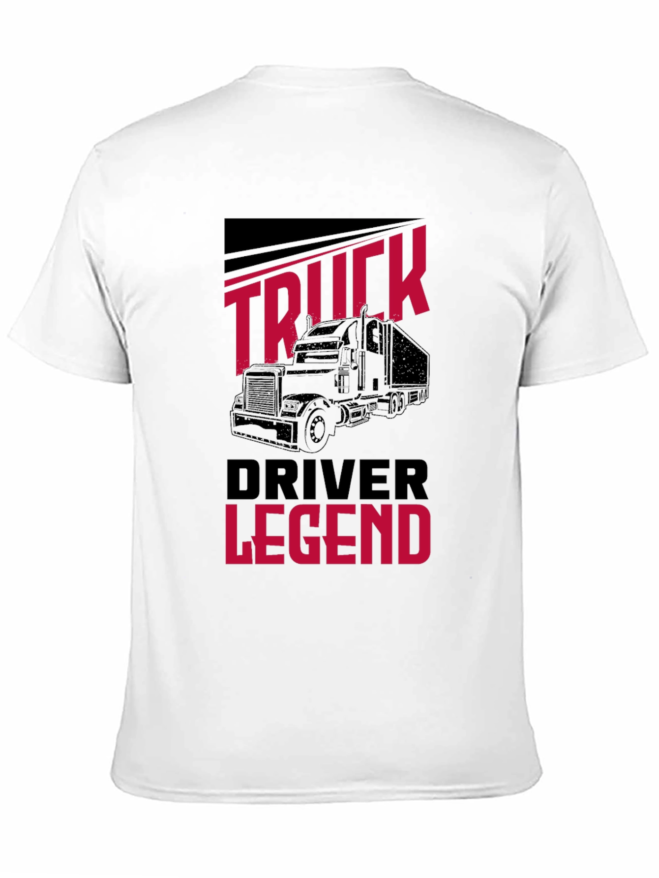 Truck Driver Legend Black T-Shirt