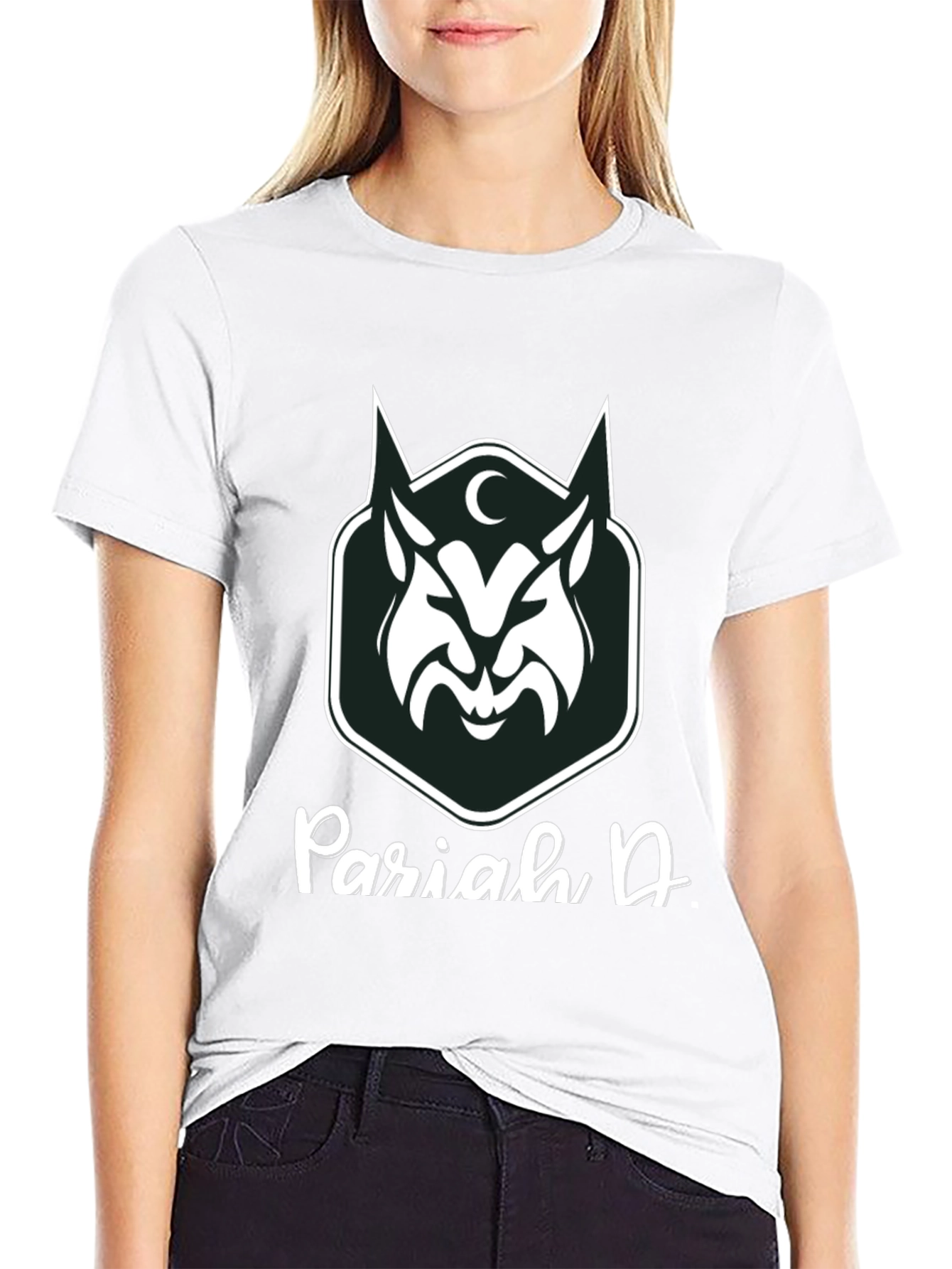 Pariah D Graphic Tee - Dark Wolf Design