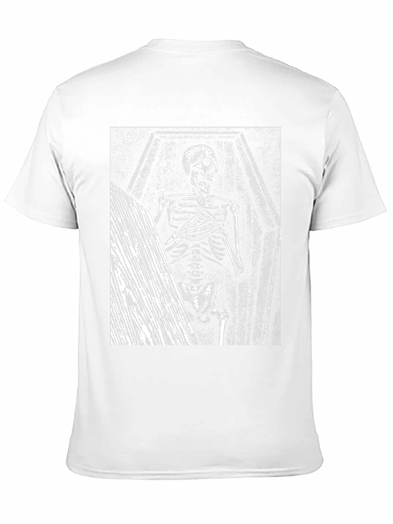 Skeleton Coffin T-Shirt - Unique Graphic Tee