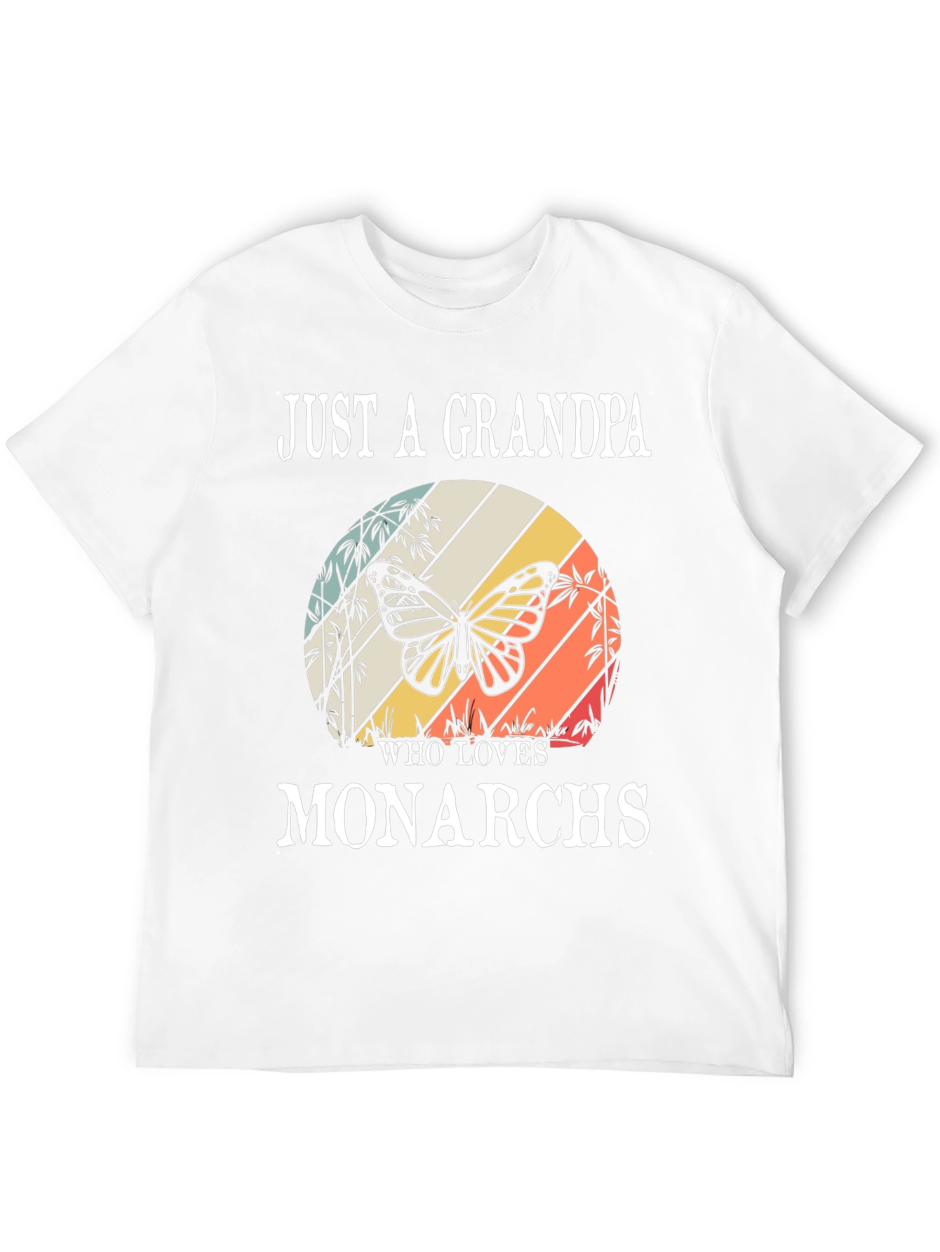 Grandpa Monarch Butterfly T-Shirt