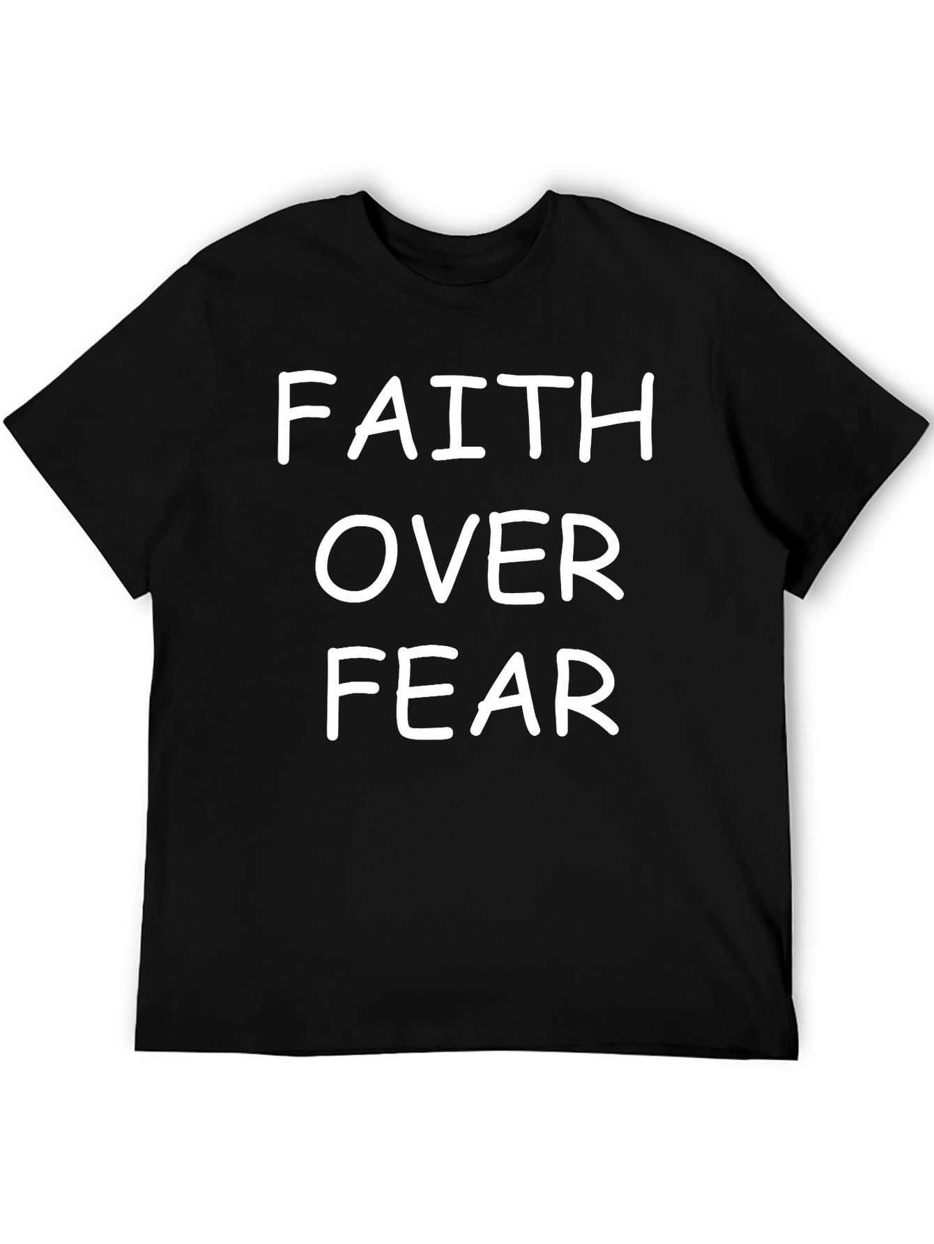 Faith Over Fear T-Shirt - Motivational Graphic Tee