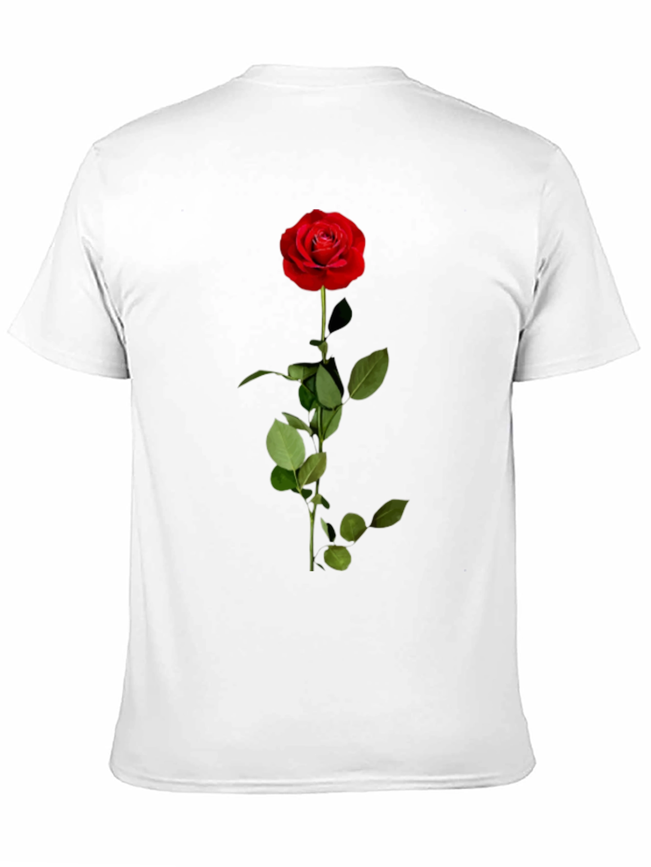 Red Rose Graphic T-Shirt - Classic Floral Design