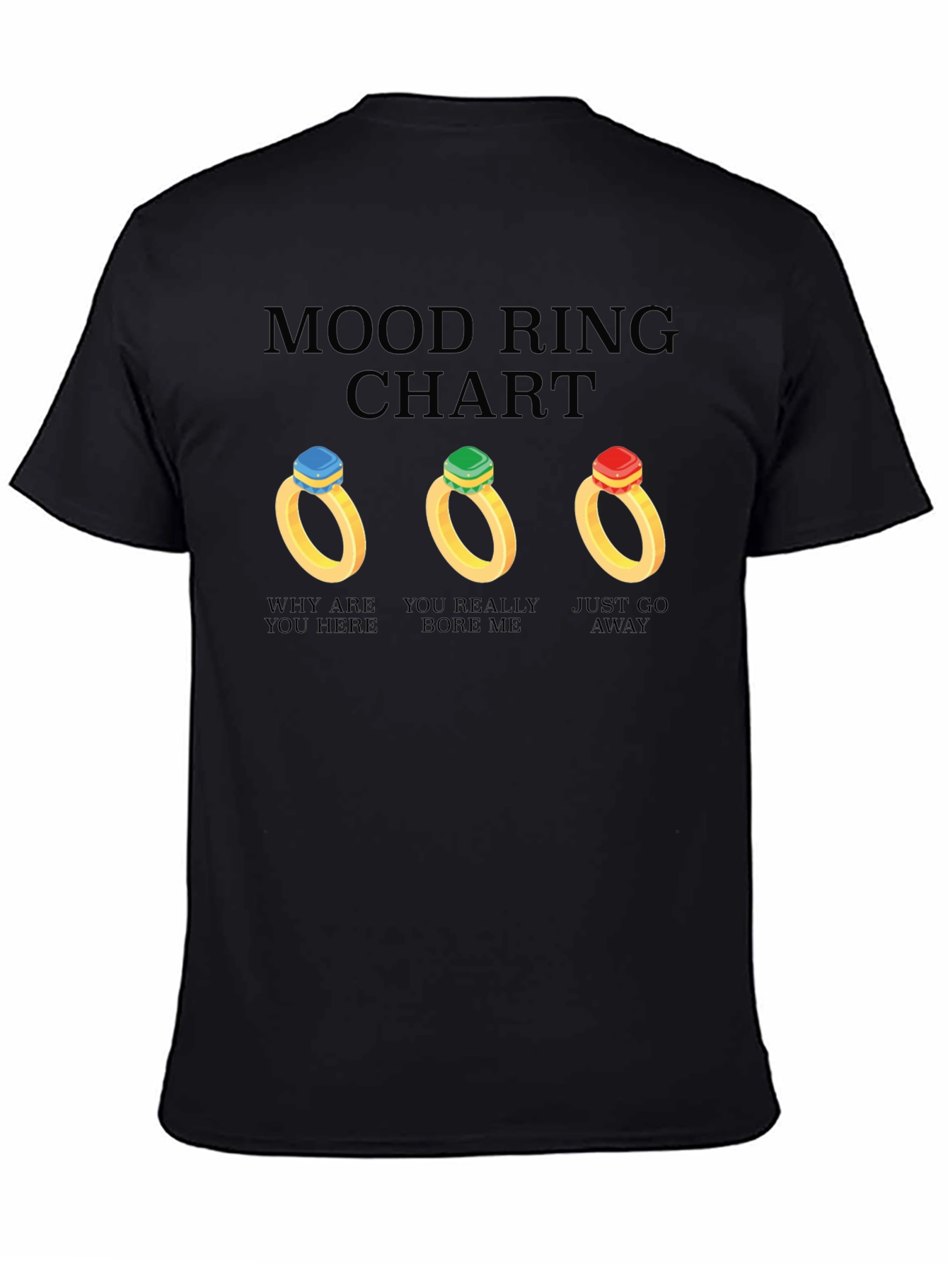 Mood Ring Chart Graphic T-Shirt