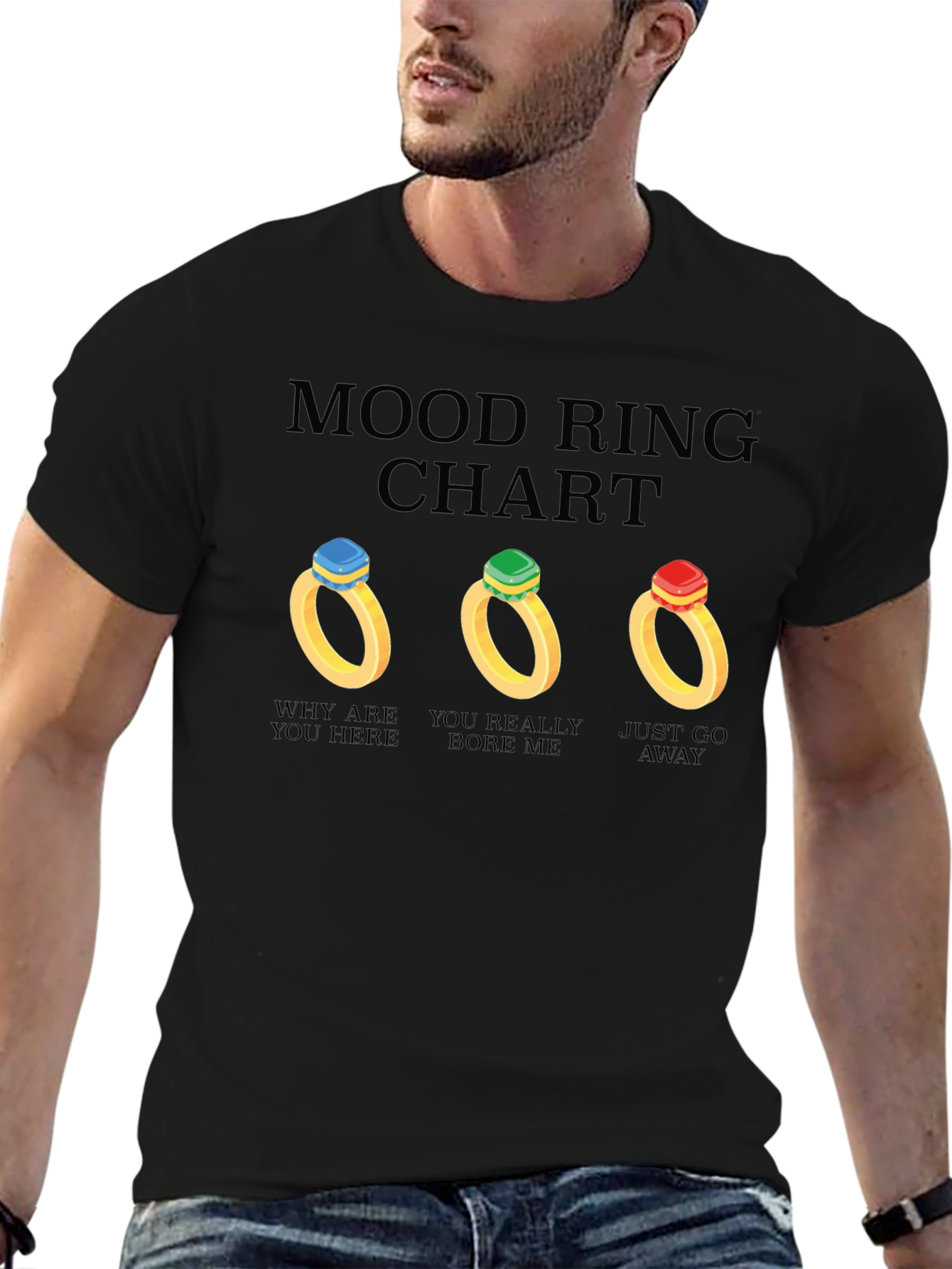Mood Ring Chart Graphic T-Shirt
