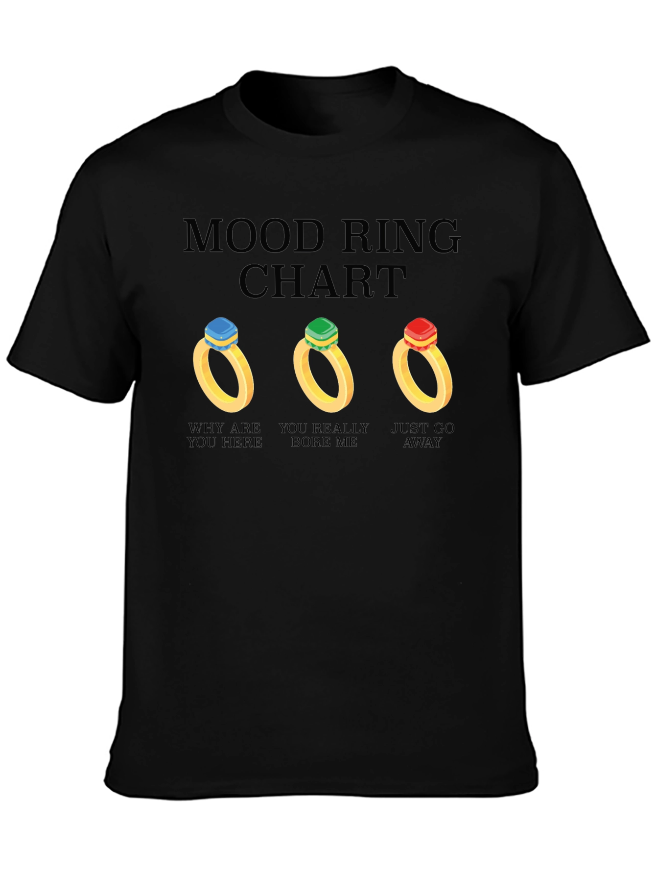 Mood Ring Chart Graphic T-Shirt