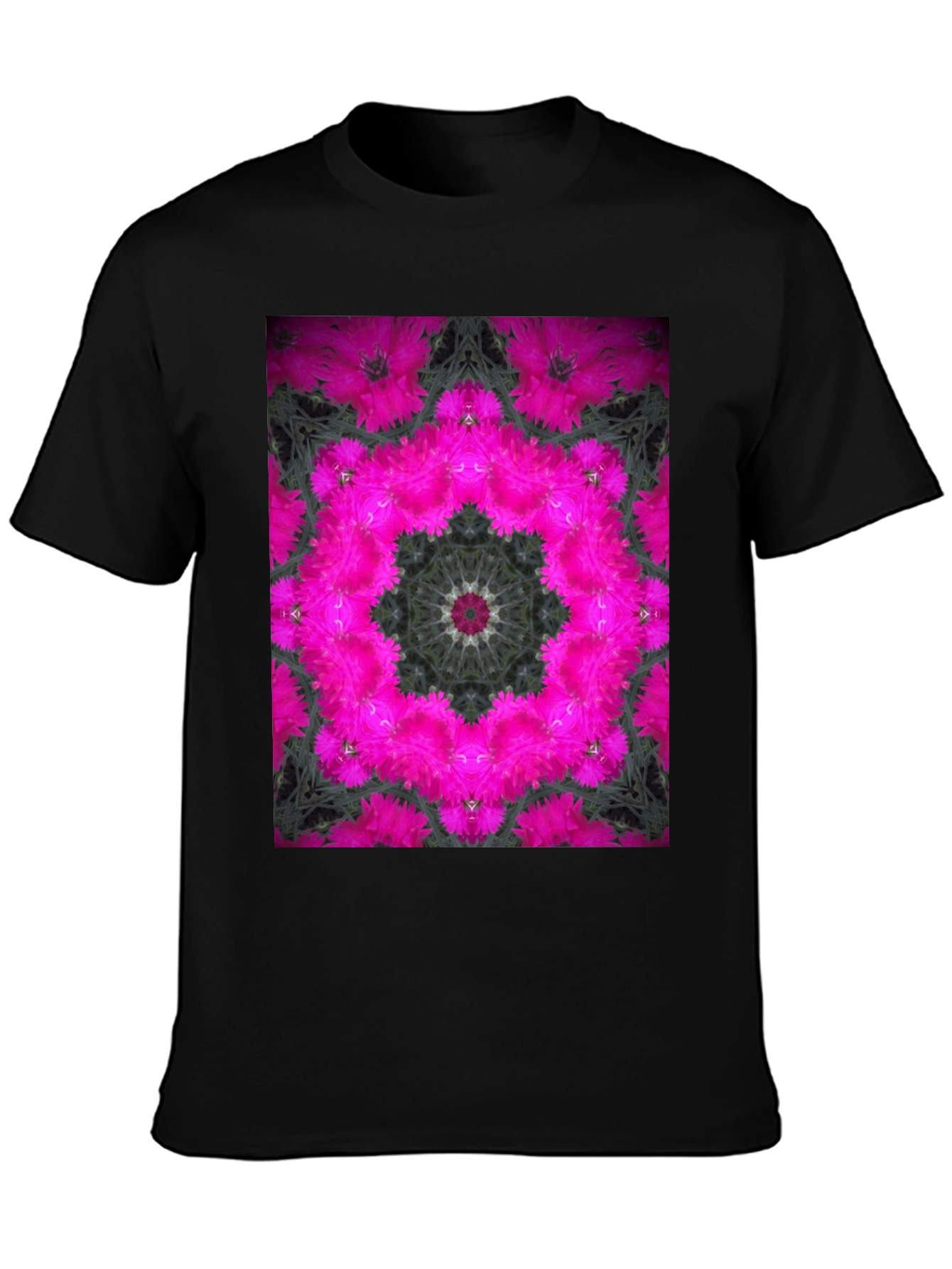 Floral Kaleidoscope Graphic T-Shirt