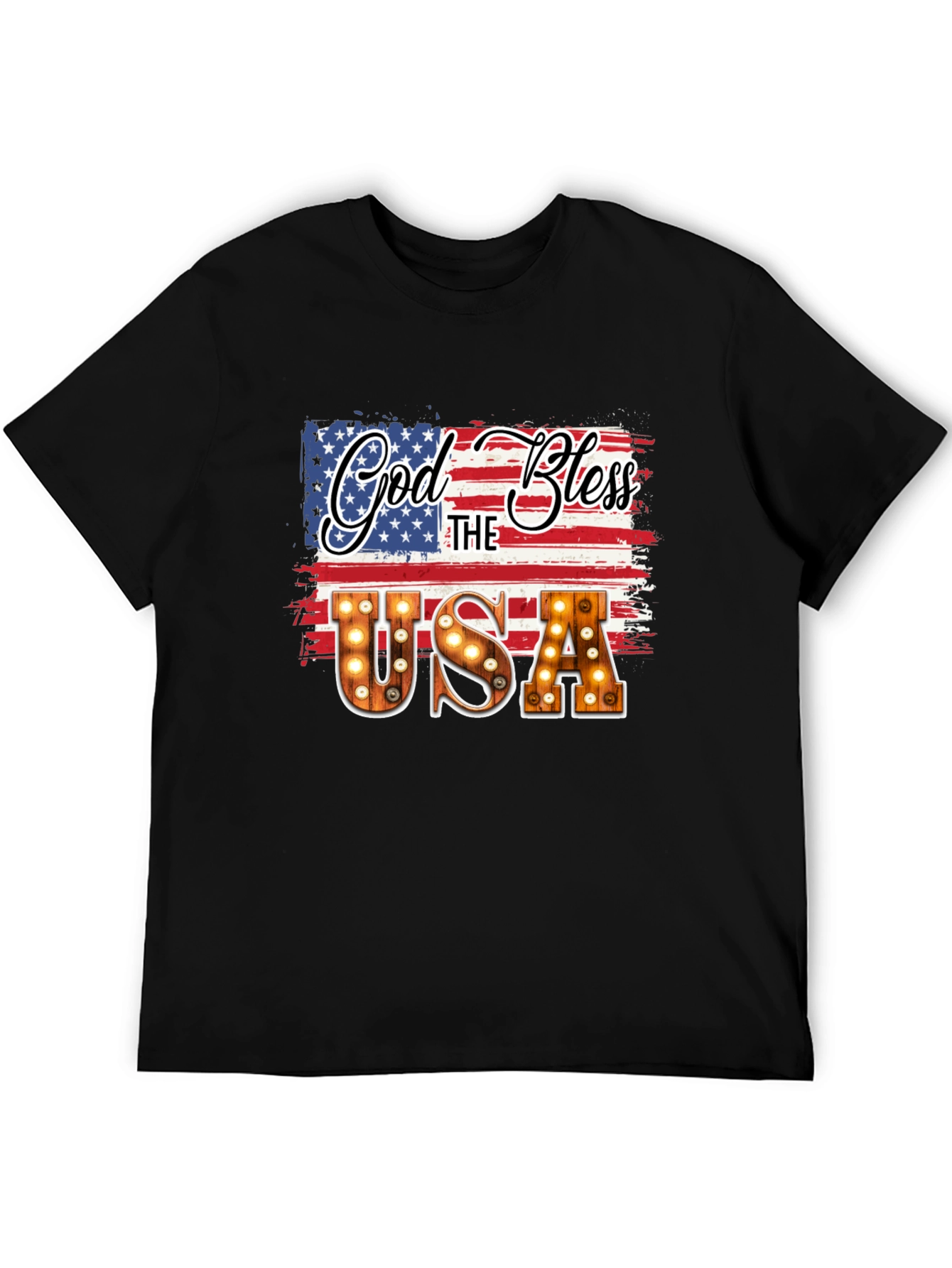 God Bless the USA Patriotic T-Shirt