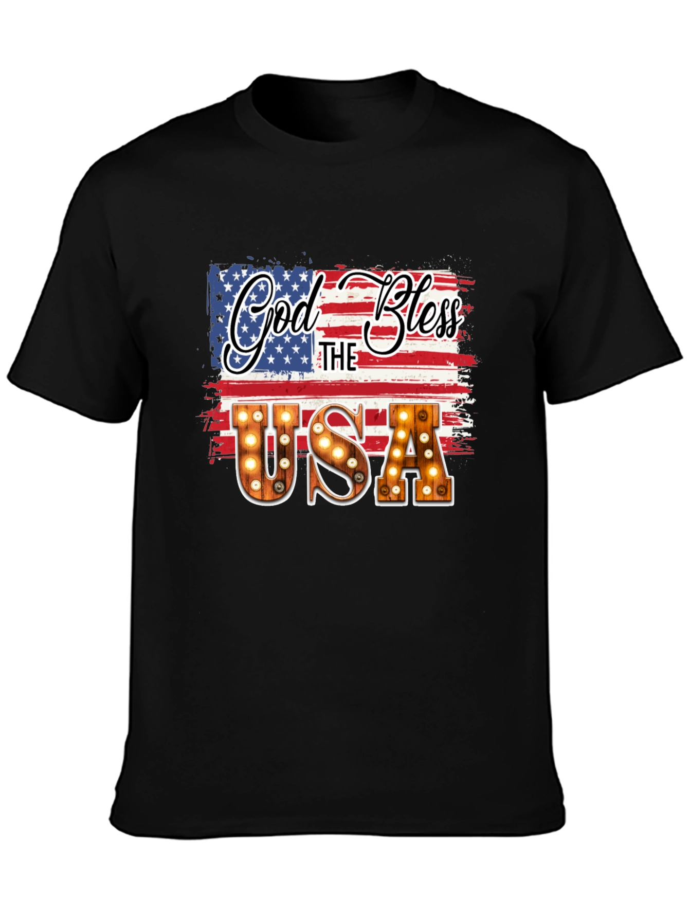 God Bless the USA Patriotic T-Shirt