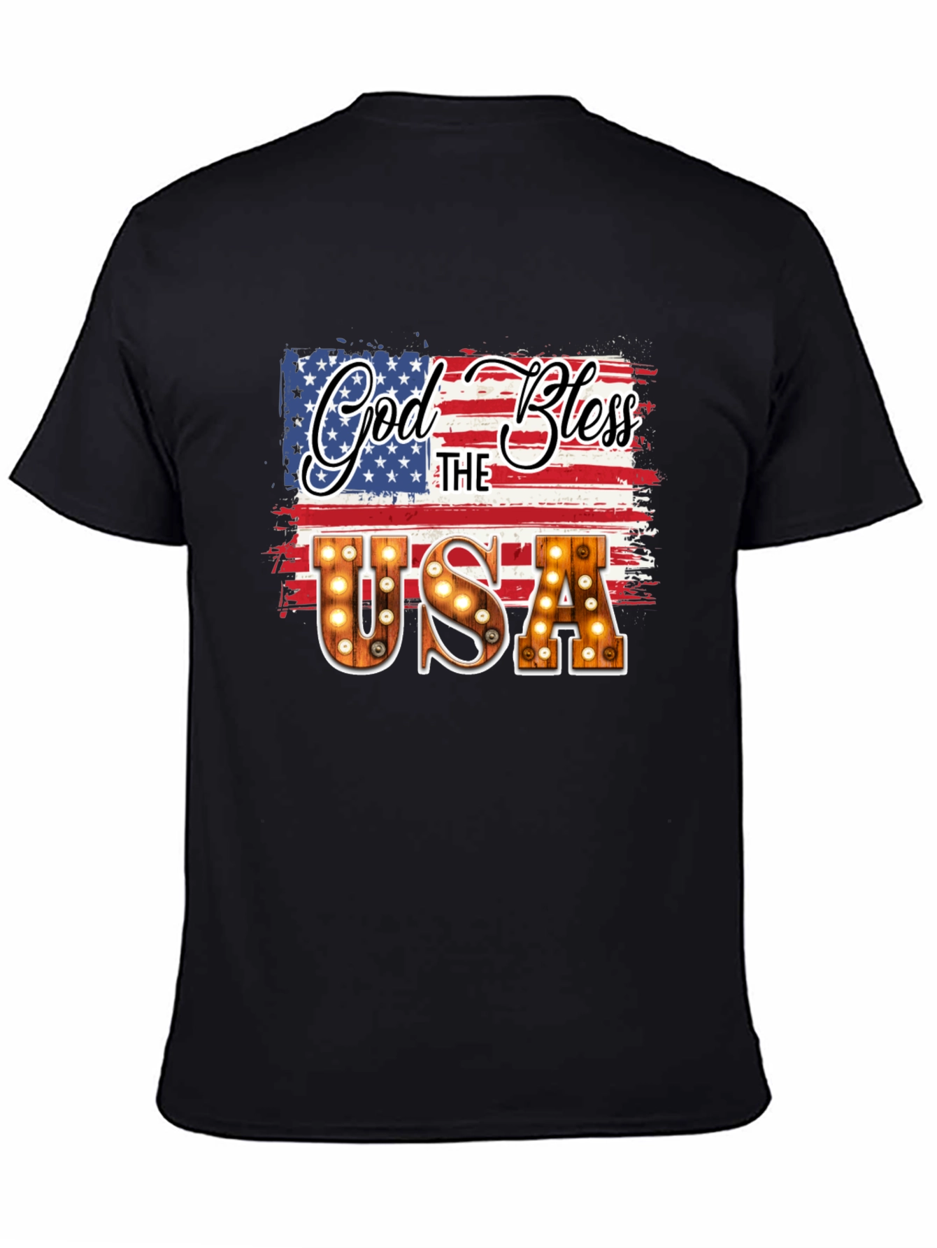 God Bless the USA Patriotic T-Shirt