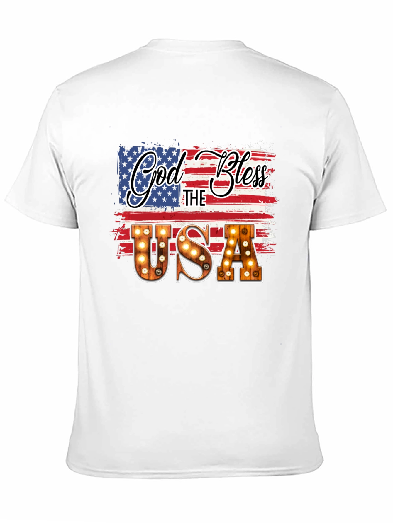 God Bless the USA Patriotic T-Shirt