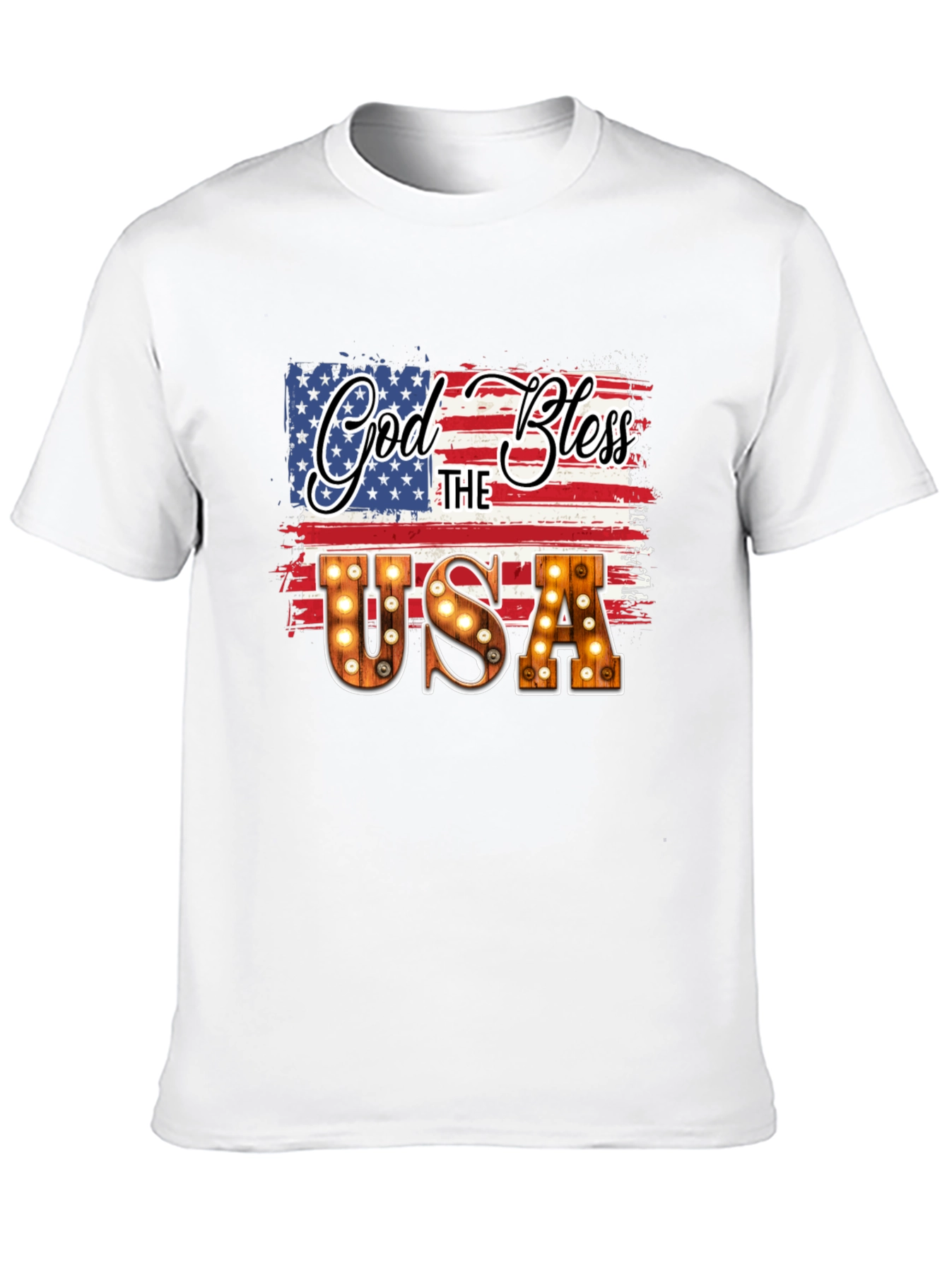 God Bless the USA Patriotic T-Shirt