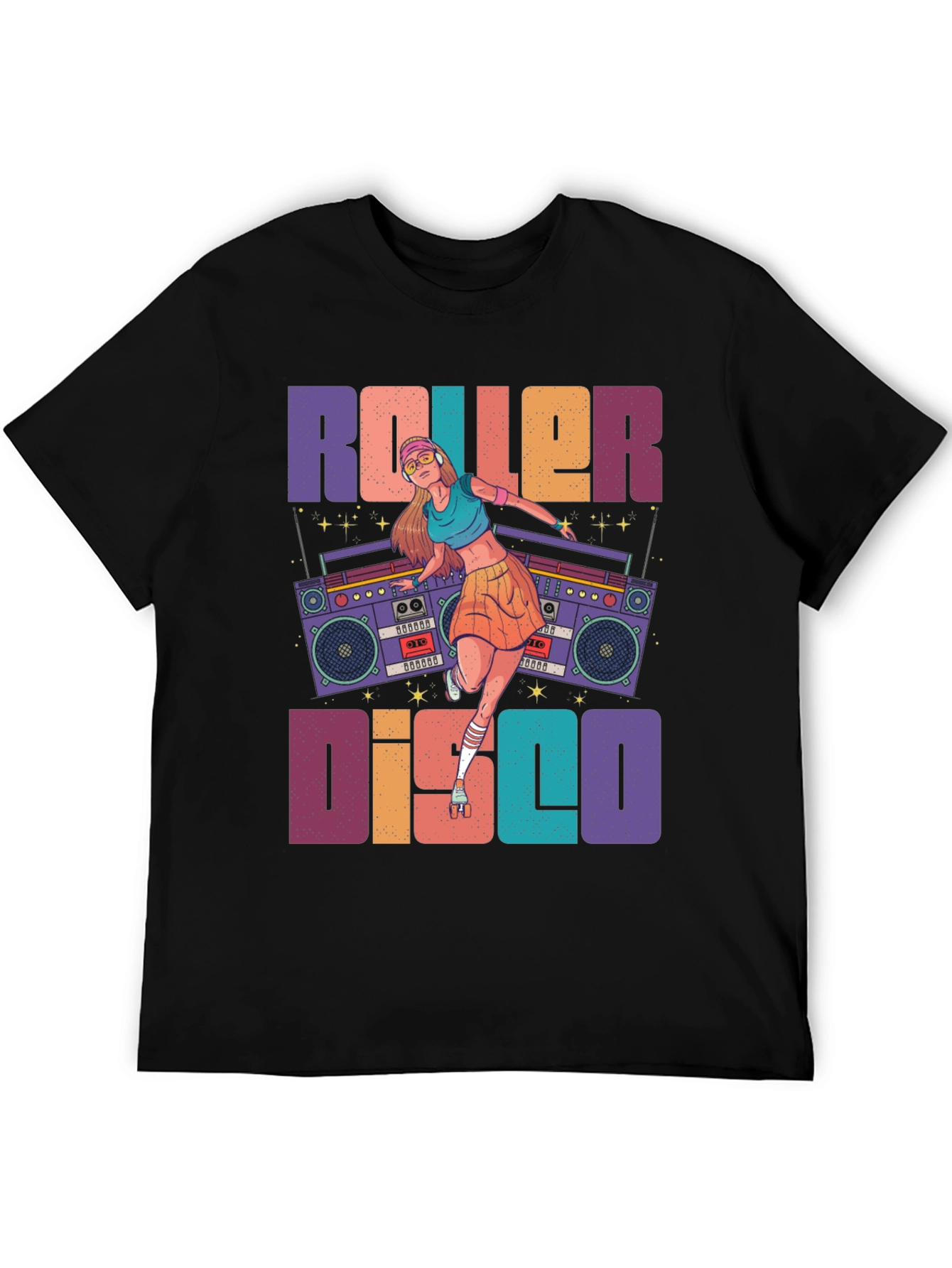 Roller Disco Graphic Tee - Retro Style