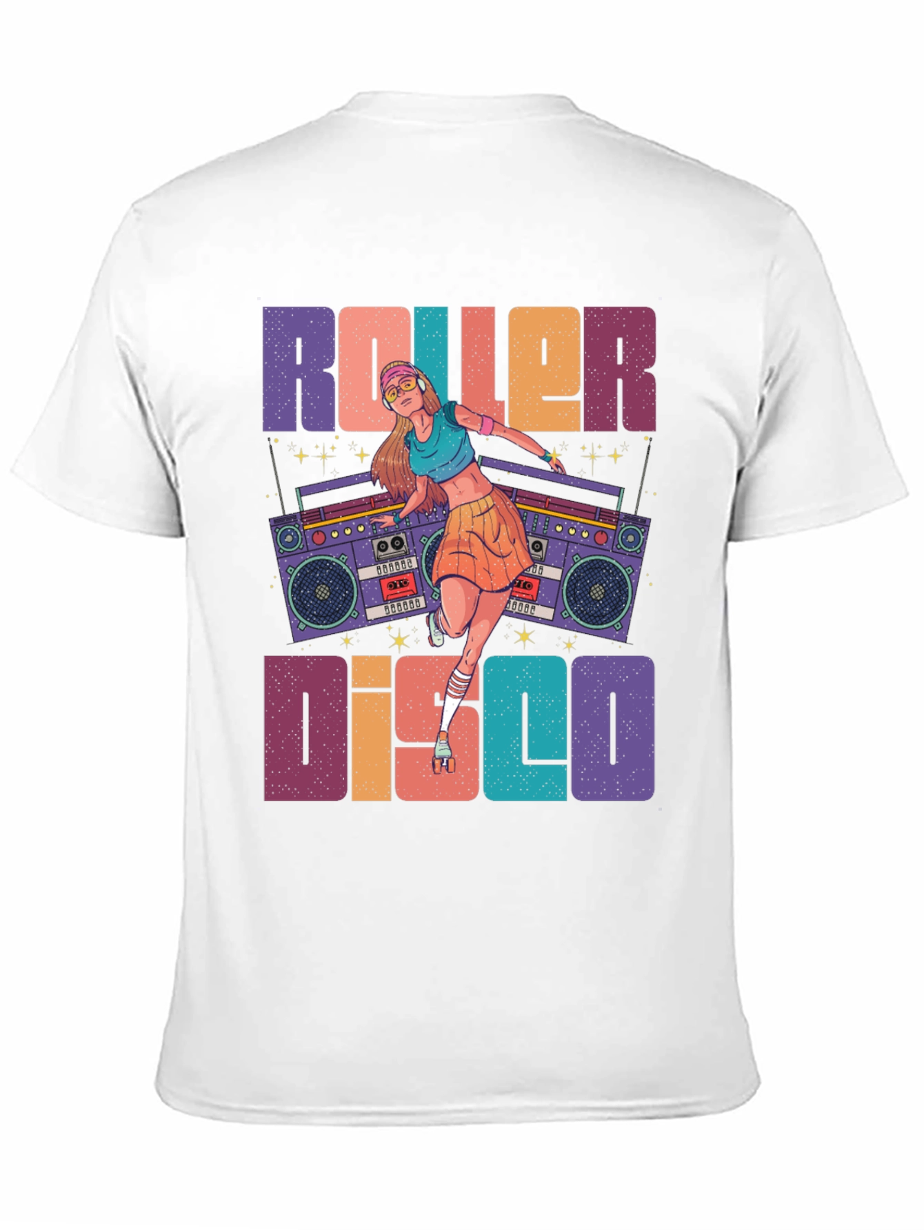 Roller Disco Graphic Tee - Retro Style