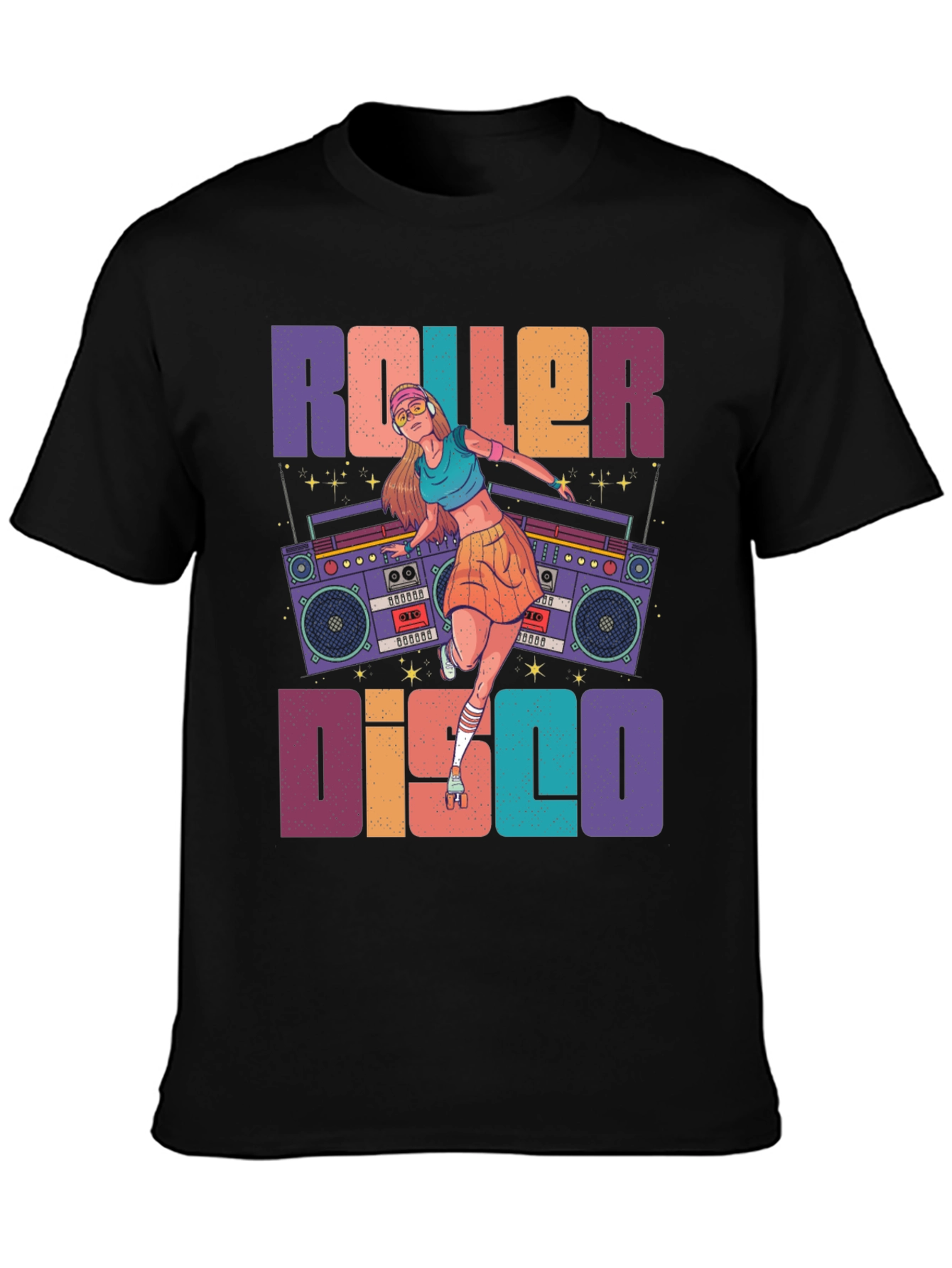 Roller Disco Graphic Tee - Retro Style