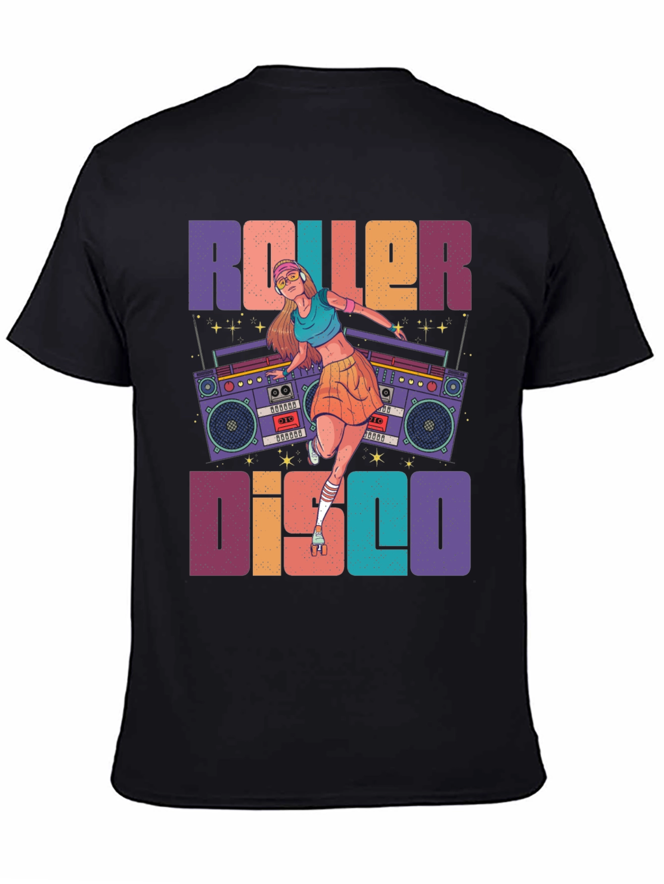 Roller Disco Graphic Tee - Retro Style