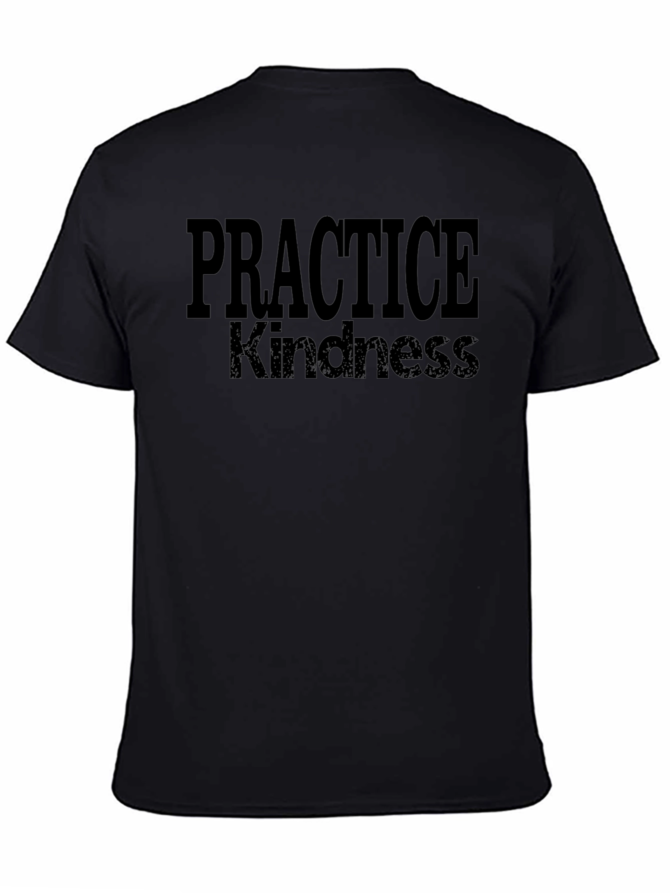 Practice Kindness Black Graphic Tee