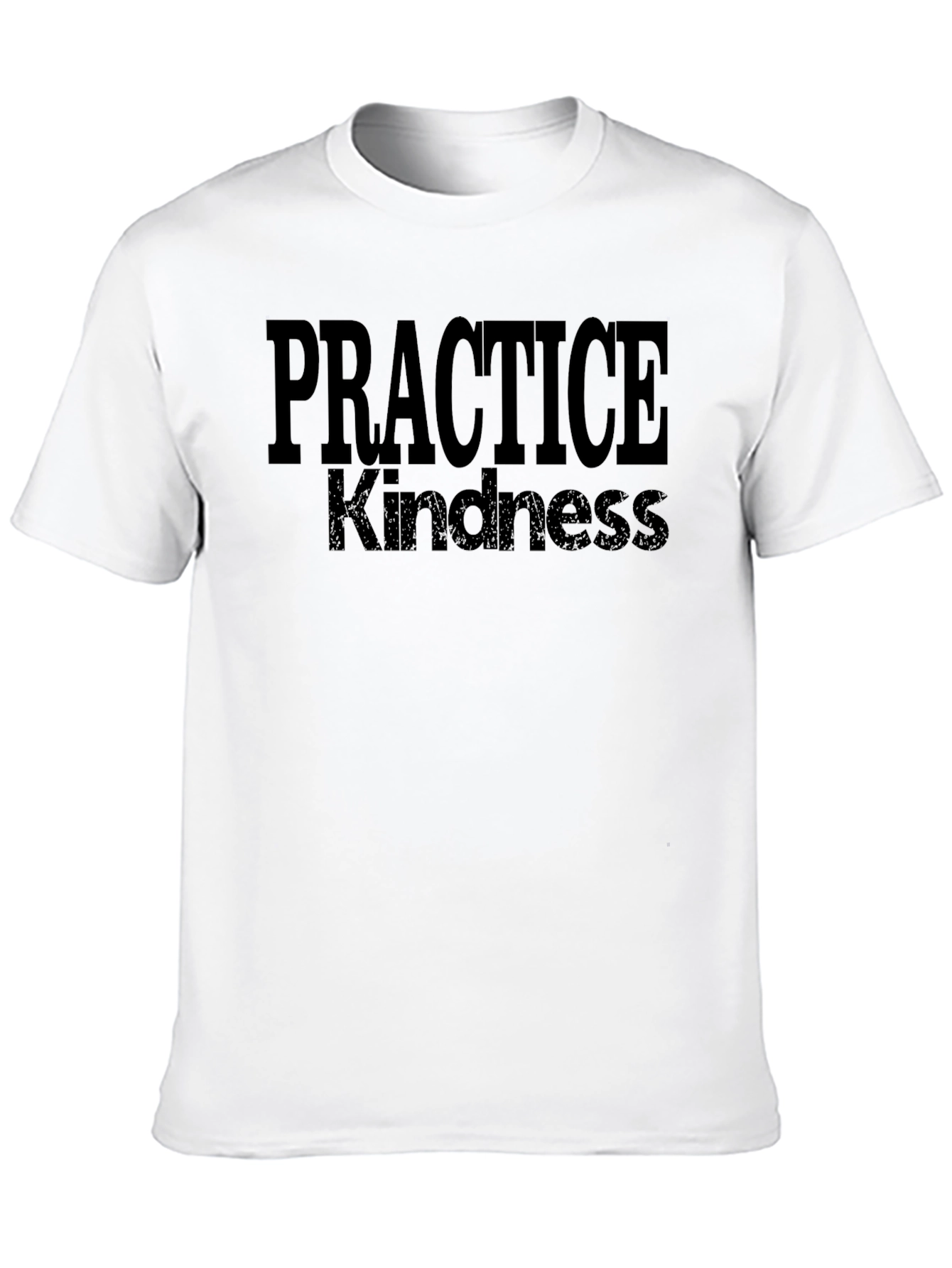 Practice Kindness Black Graphic Tee