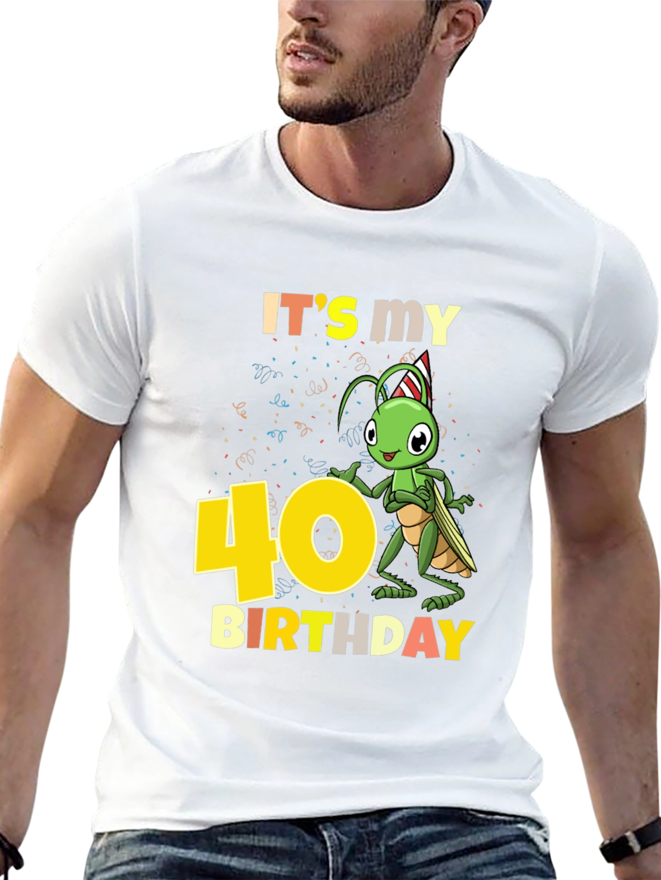 Its My 40th Birthday Grasshopper T-Shirt