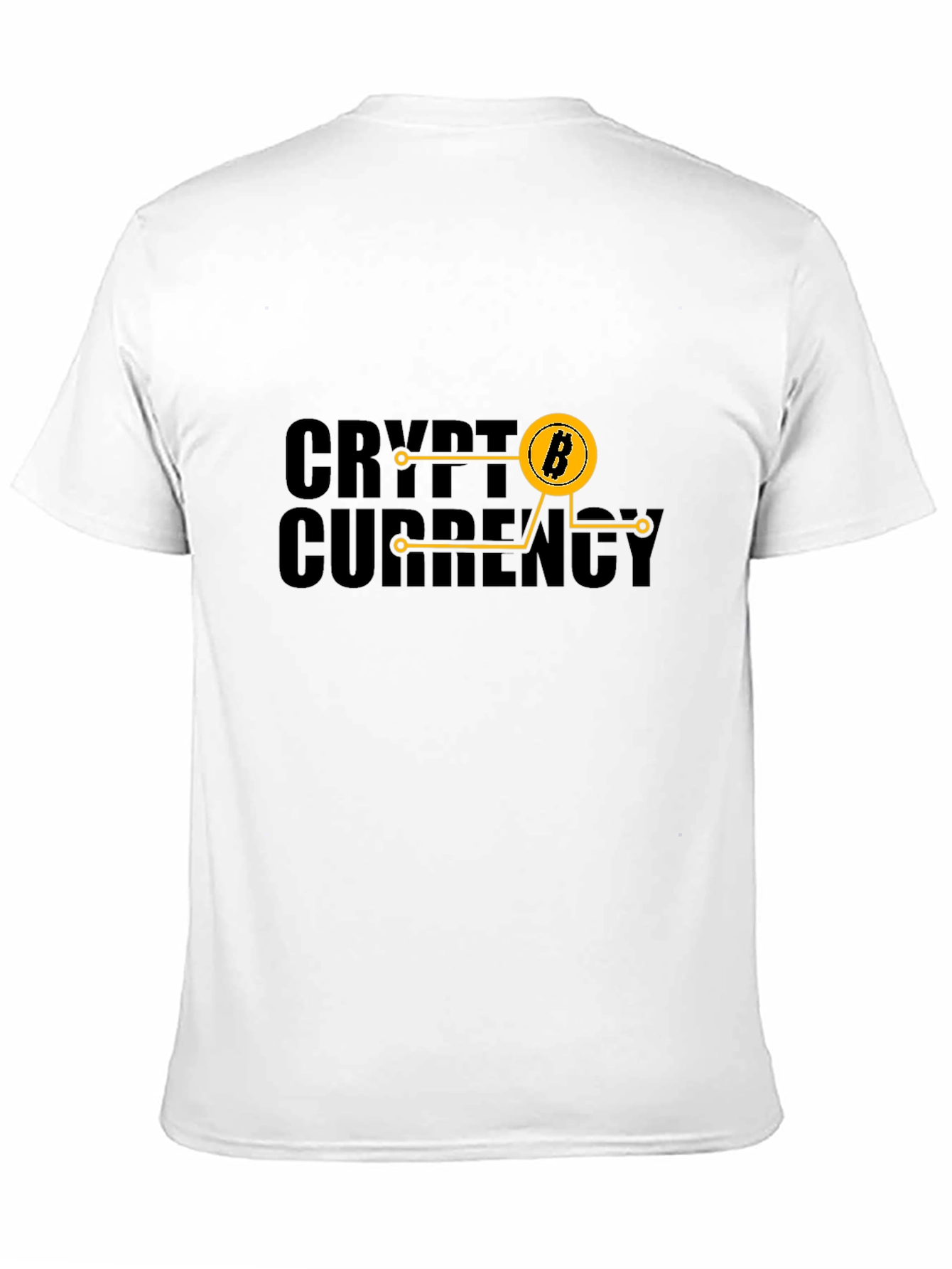 Bitcoin Crypto Currency Black T-Shirt