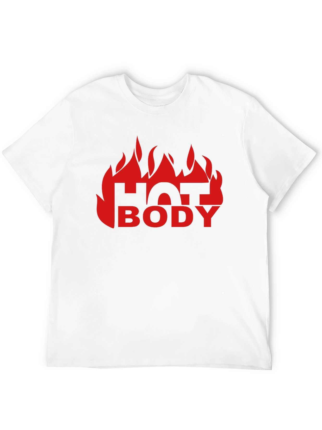 Hot Body Graphic Tee - Black Cotton T-Shirt