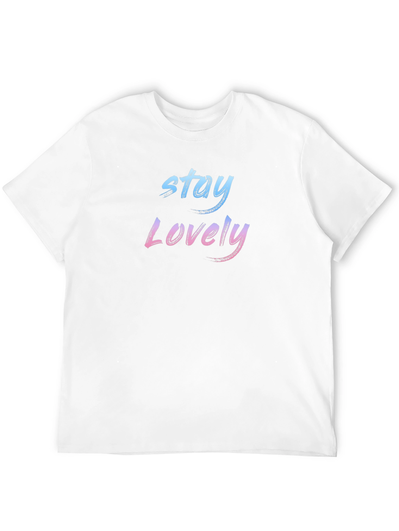 Stay Lovely Black Graphic T-Shirt