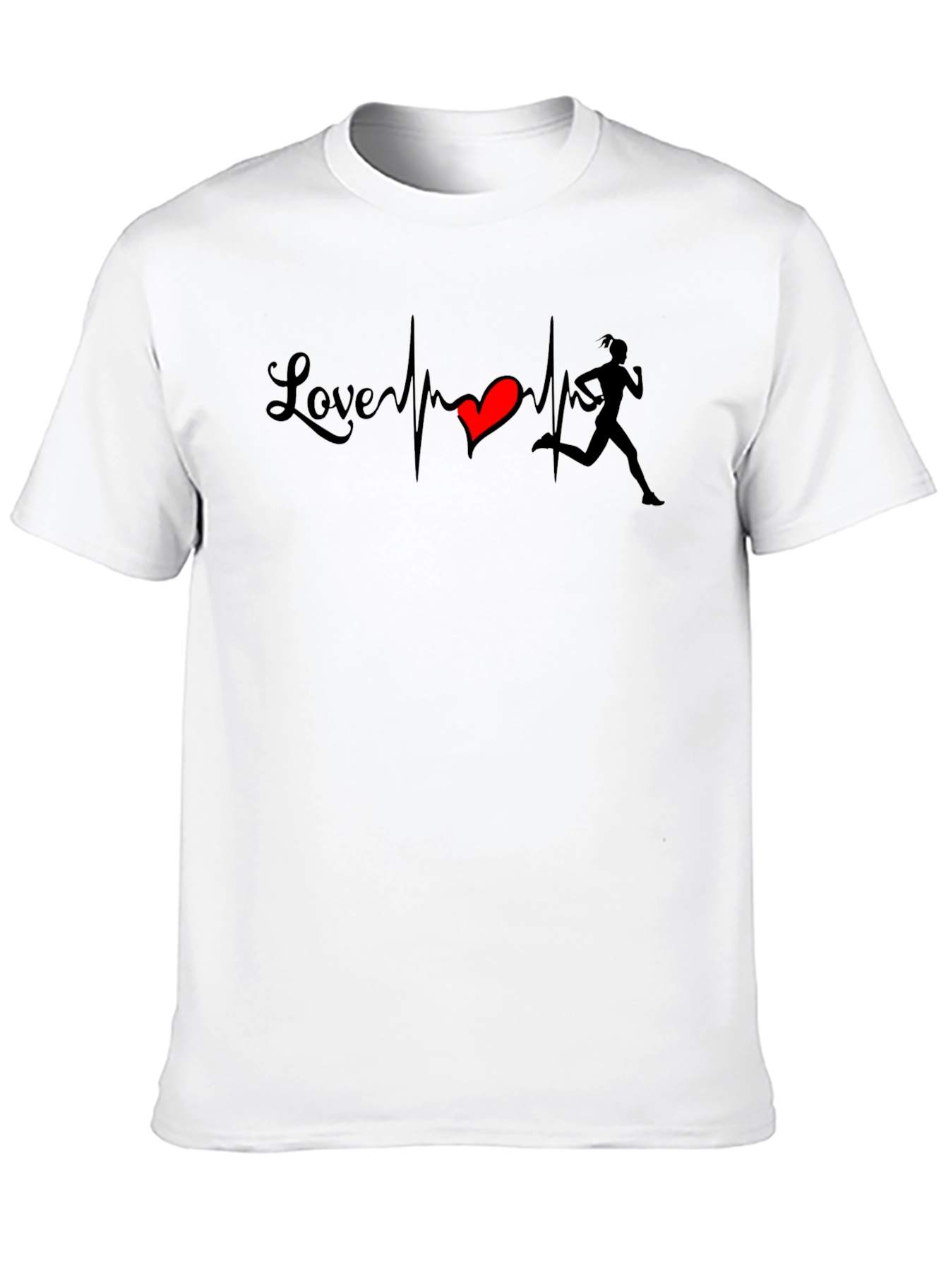 Love Running Heartbeat T-Shirt