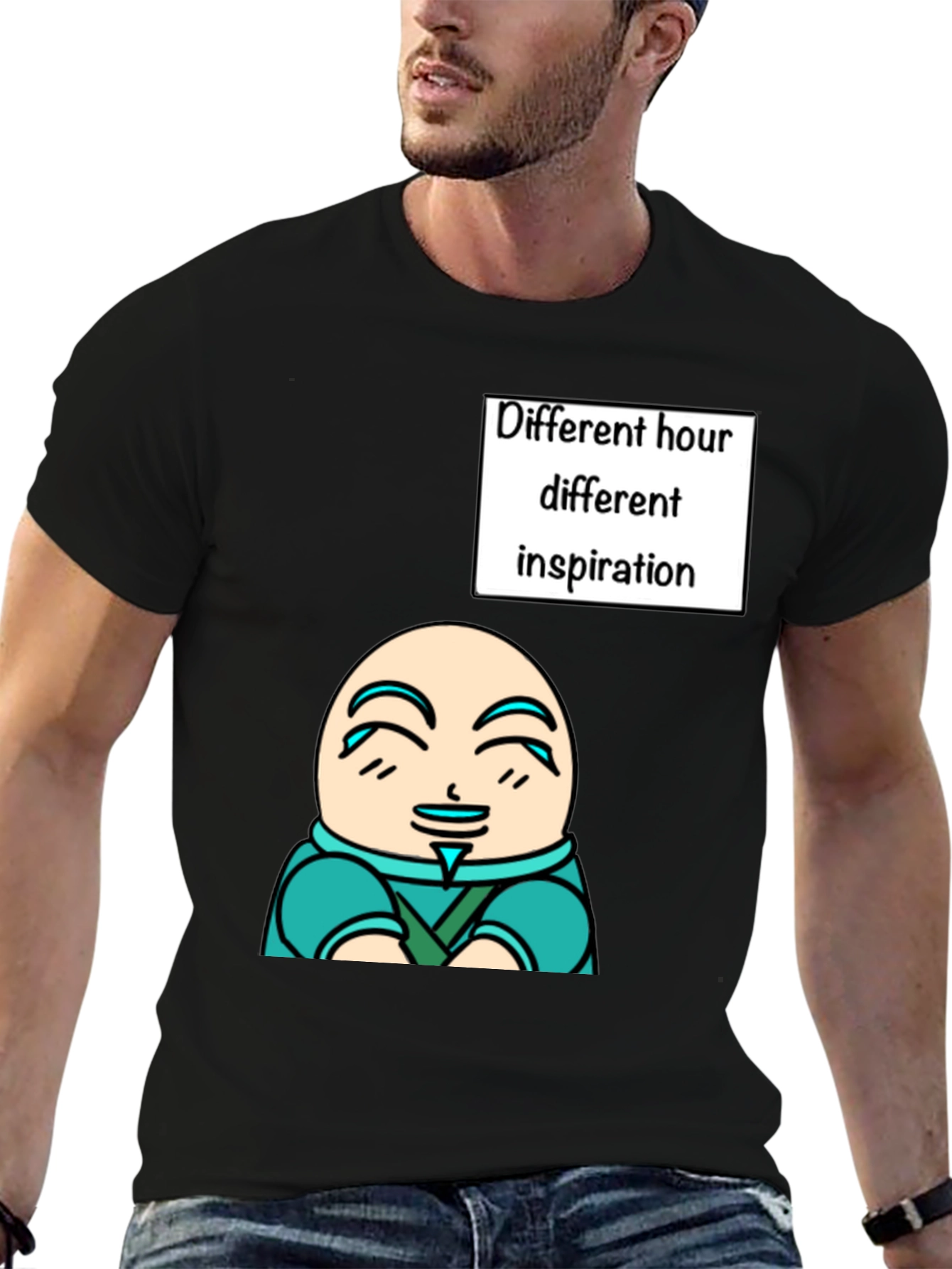 Unique Graphic T-Shirt - Different Hour Inspiration