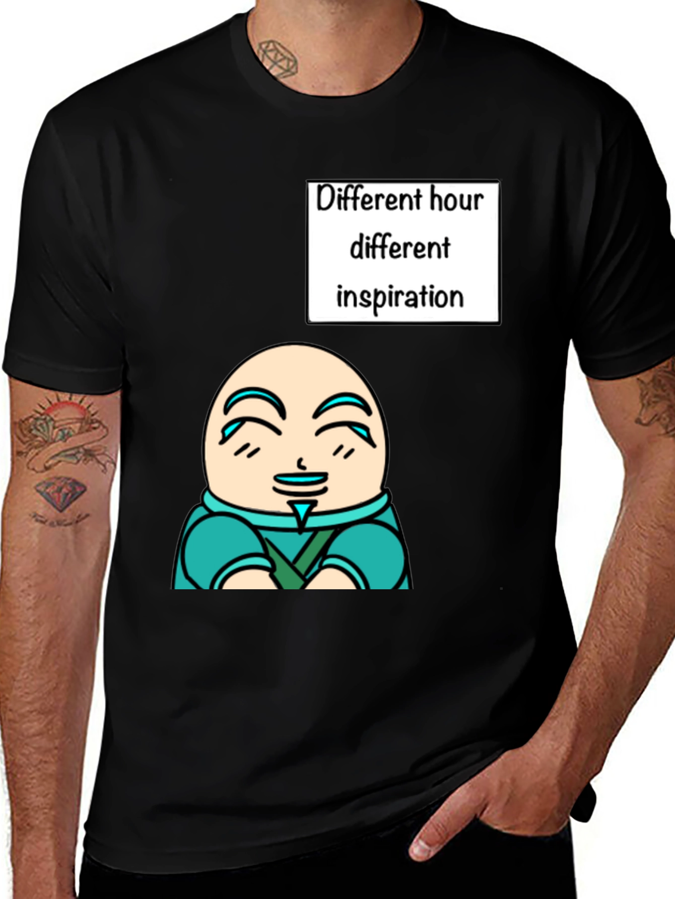 Unique Graphic T-Shirt - Different Hour Inspiration