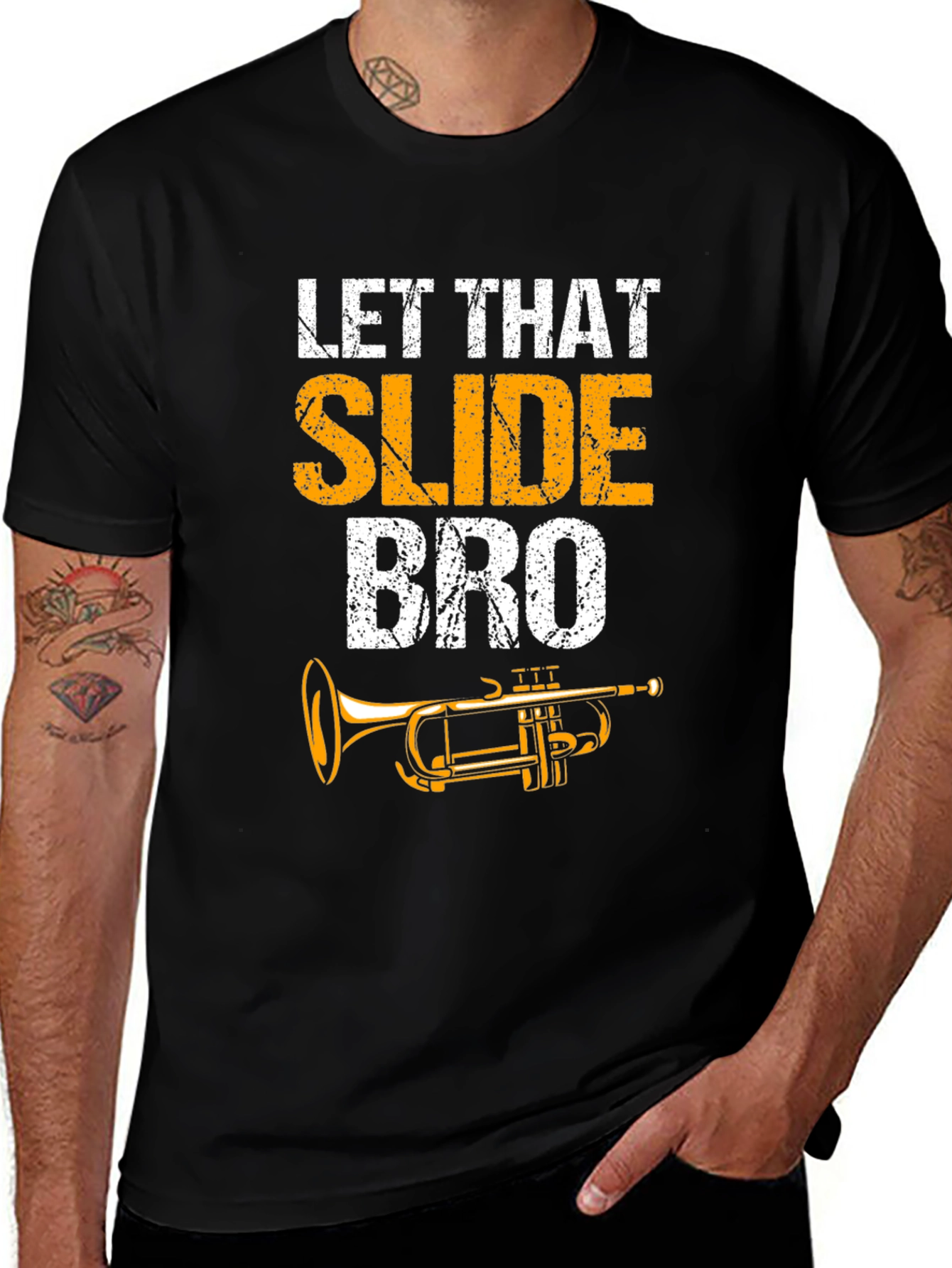 Let That Slide Bro Trumpet T-Shirt