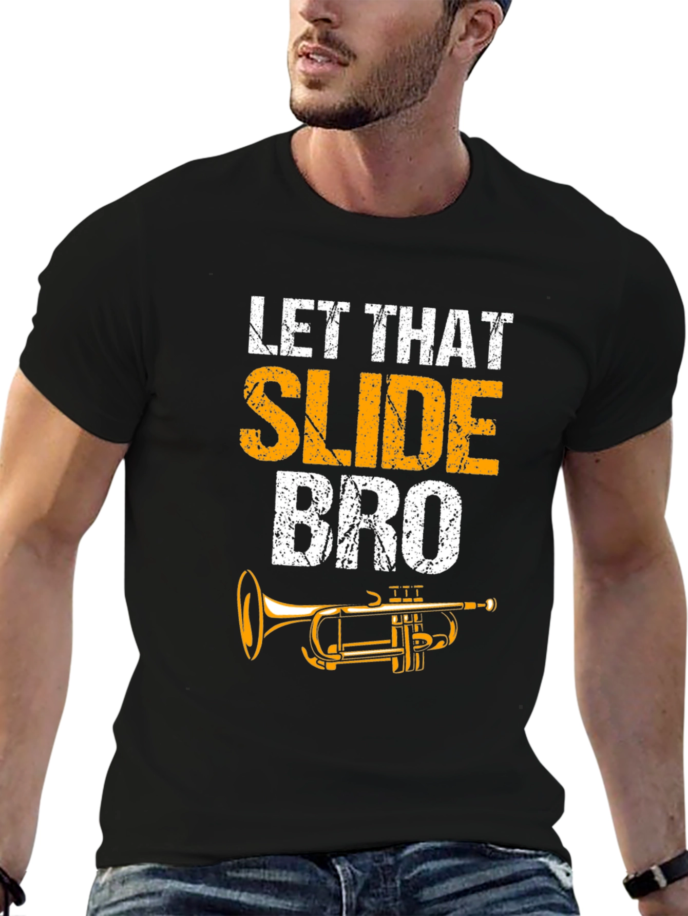 Let That Slide Bro Trumpet T-Shirt